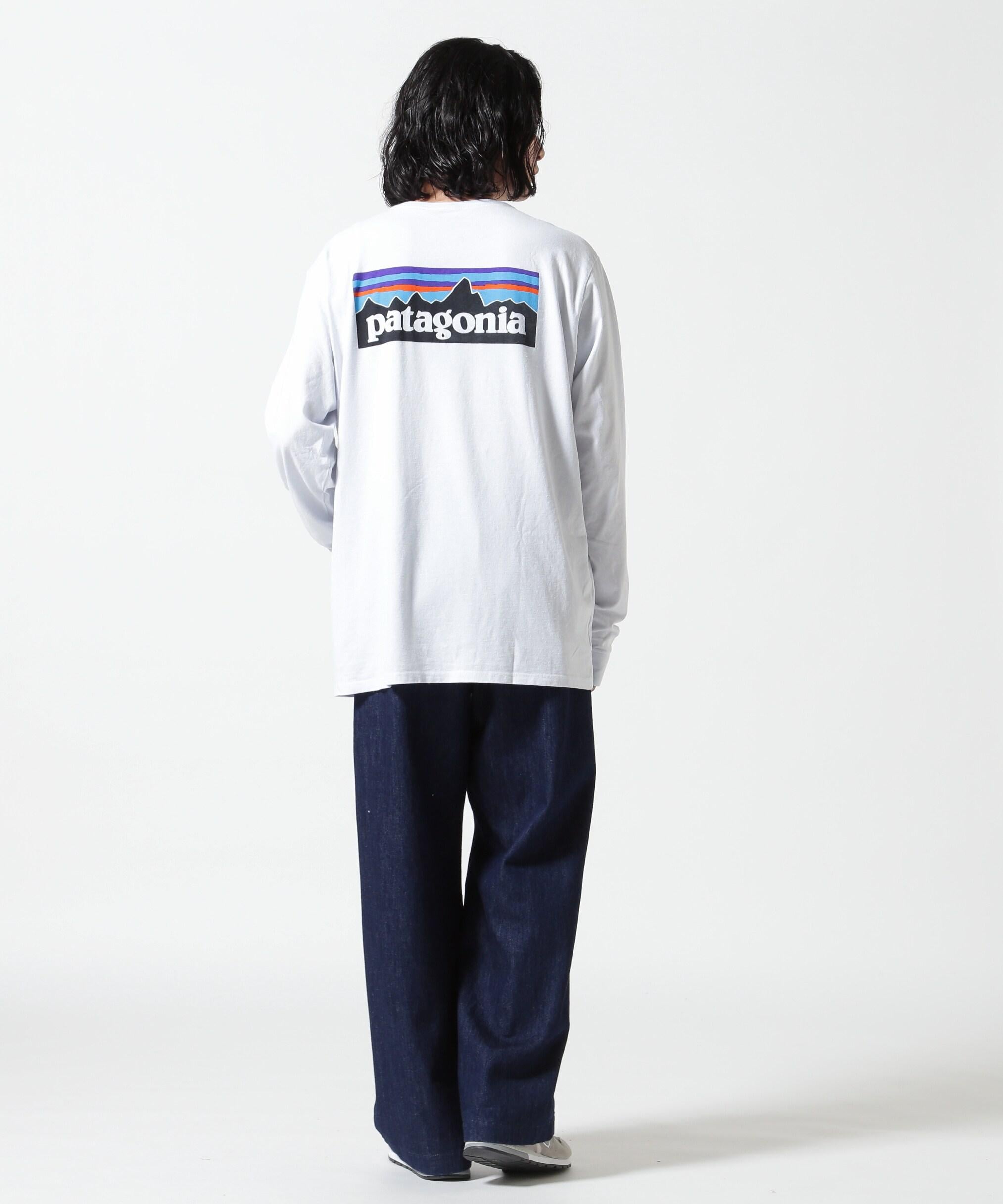 Patagonia/パタゴニア　メンズ・ロングスリーブ・P-6ロゴ・レスポンシビリティー ホワイト