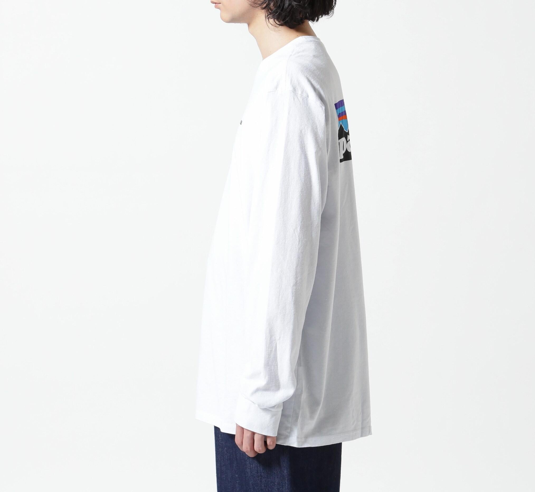 Patagonia/パタゴニア　メンズ・ロングスリーブ・P-6ロゴ・レスポンシビリティー ホワイト