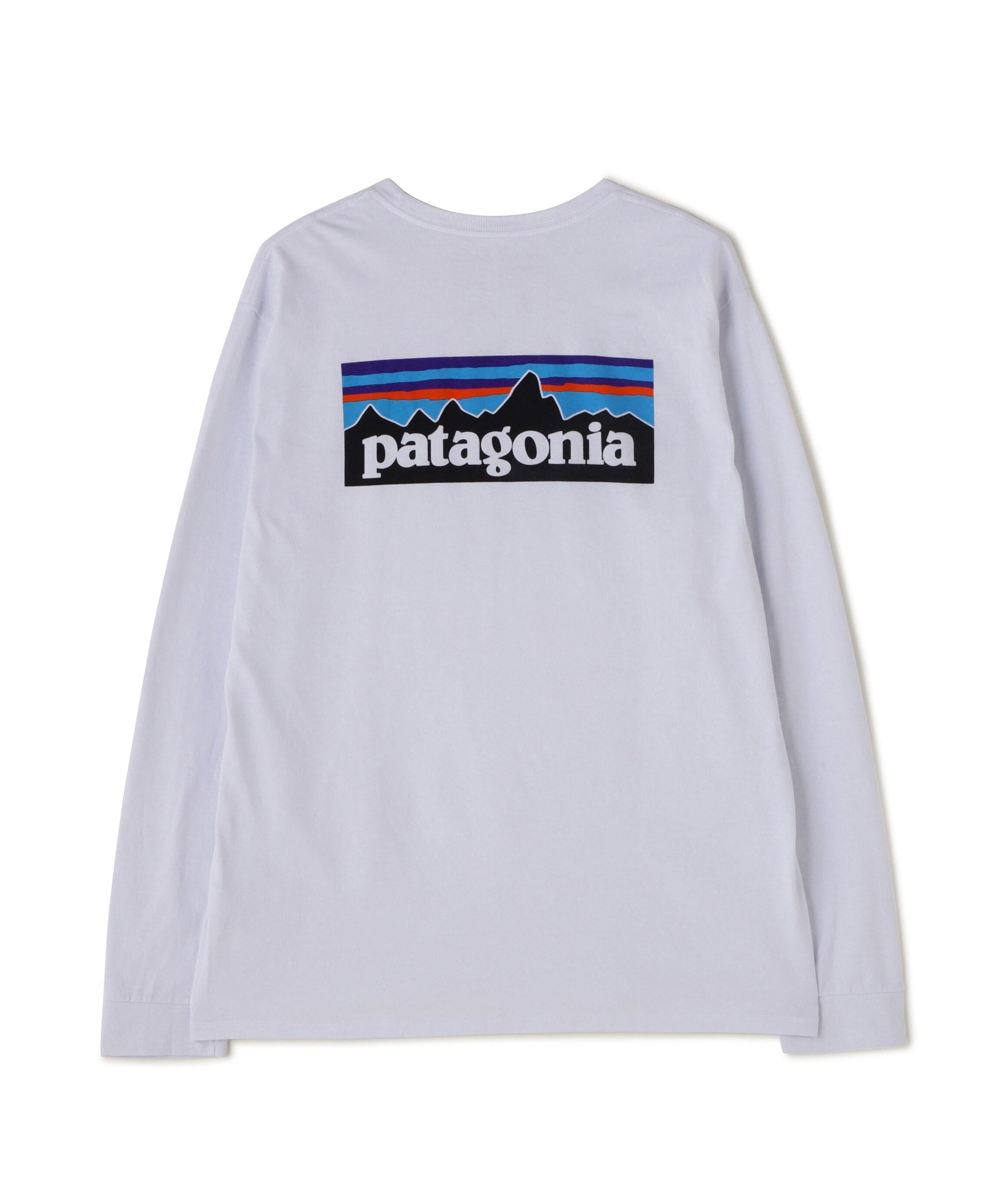 Patagonia/パタゴニア　メンズ・ロングスリーブ・P-6ロゴ・レスポンシビリティー ホワイト