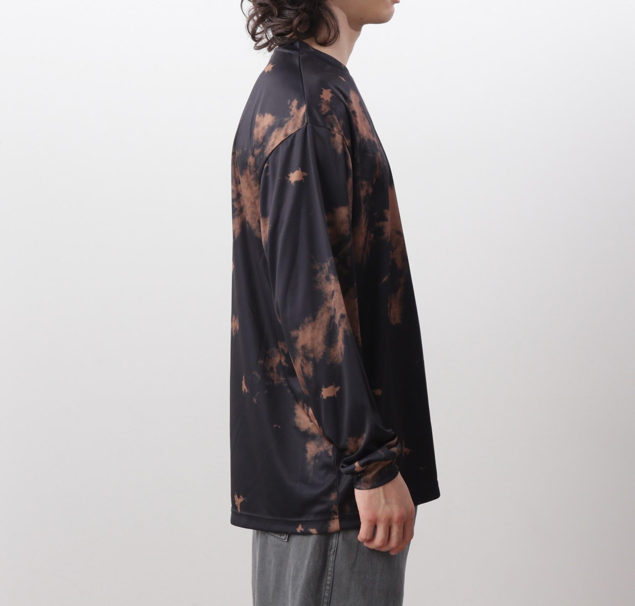 MANASTASH/マナスタッシュ/TIE DYE L/S TOP ブラック