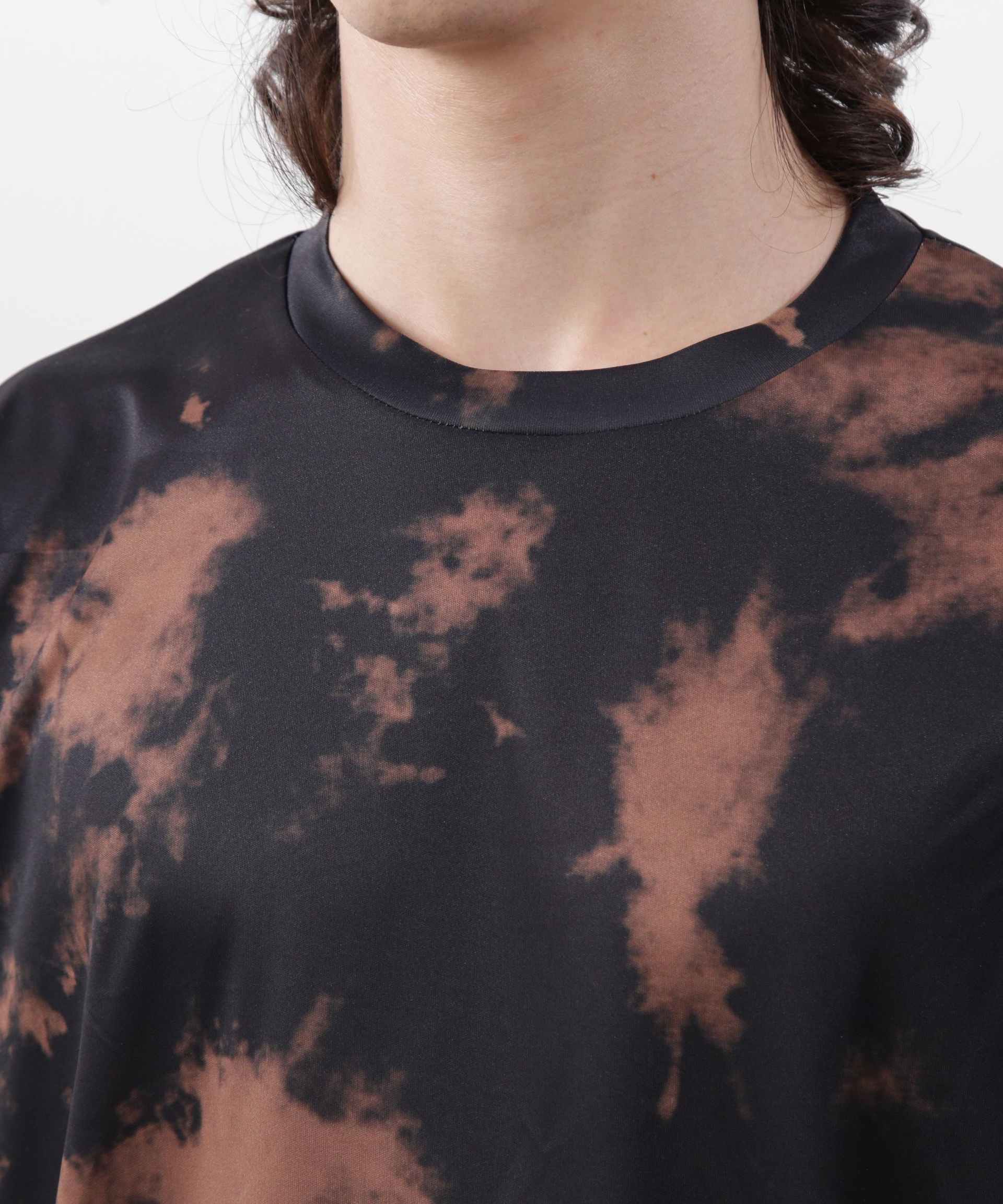 MANASTASH/マナスタッシュ/TIE DYE L/S TOP ブラック