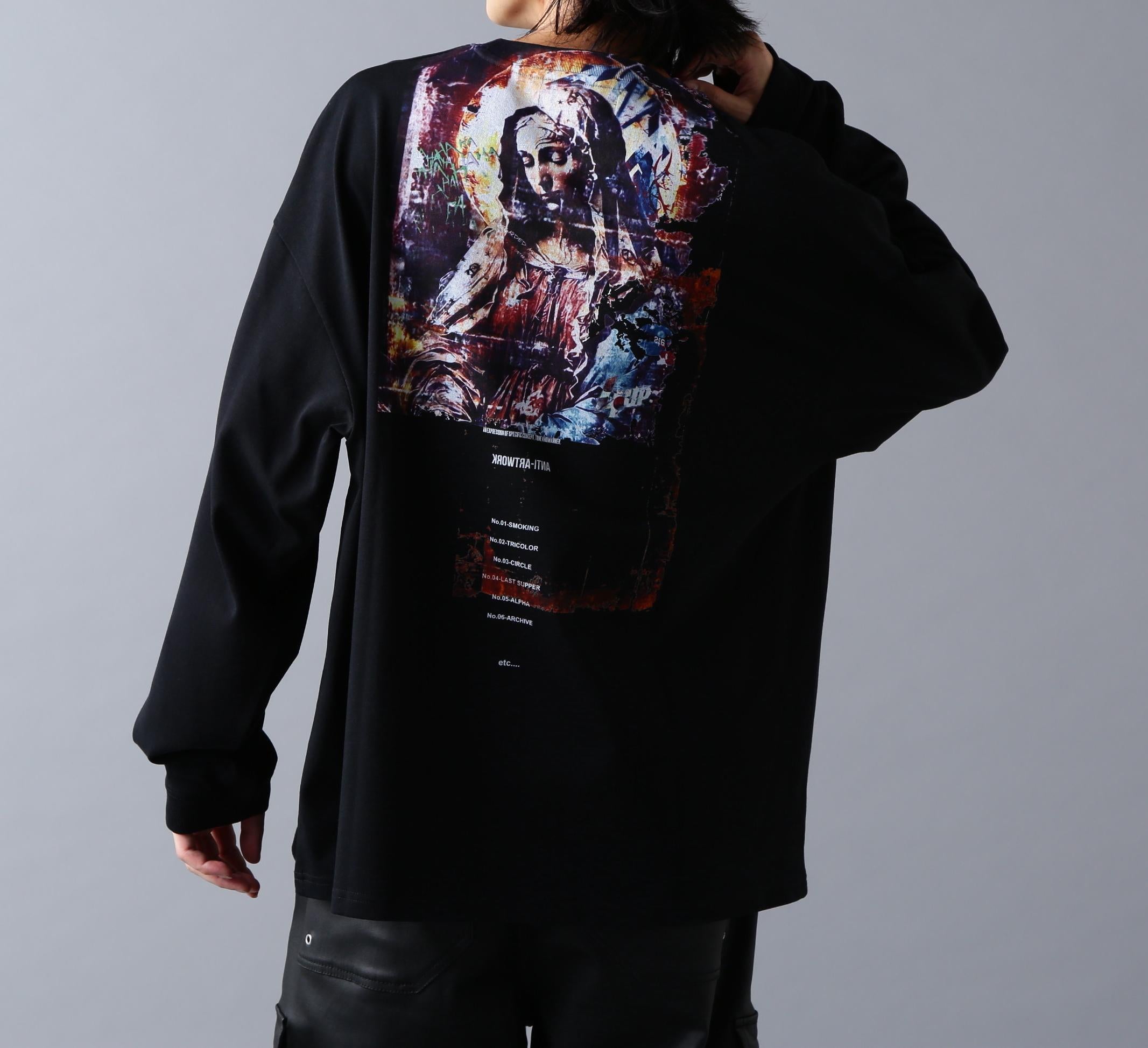 A4A/エーフォーエー/L/S TEE MAGDALENA ブラック