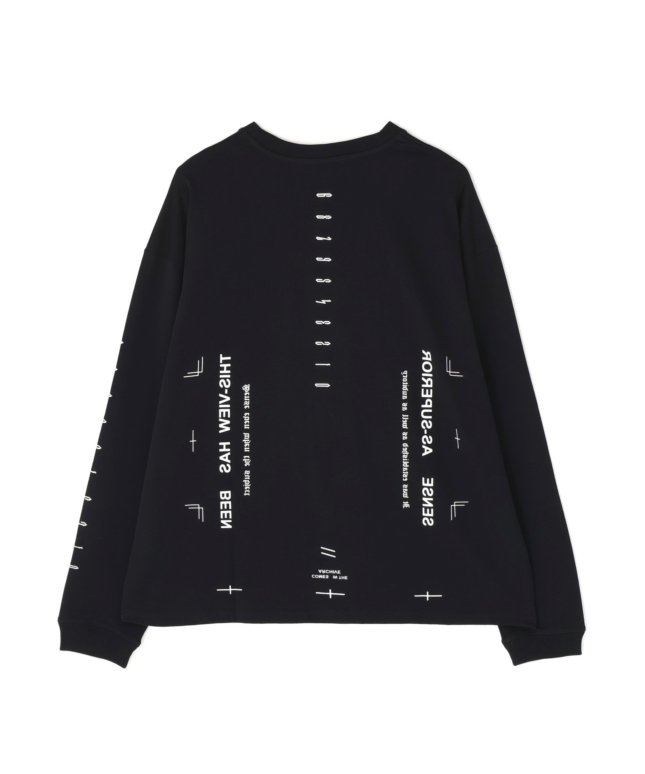 A4A/エーフォーエー/L/S TEE NUMRE> ブラック