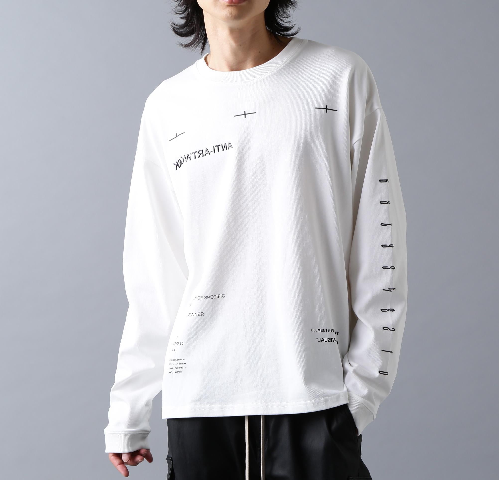 A4A/エーフォーエー/L/S TEE NUMRE> ホワイト