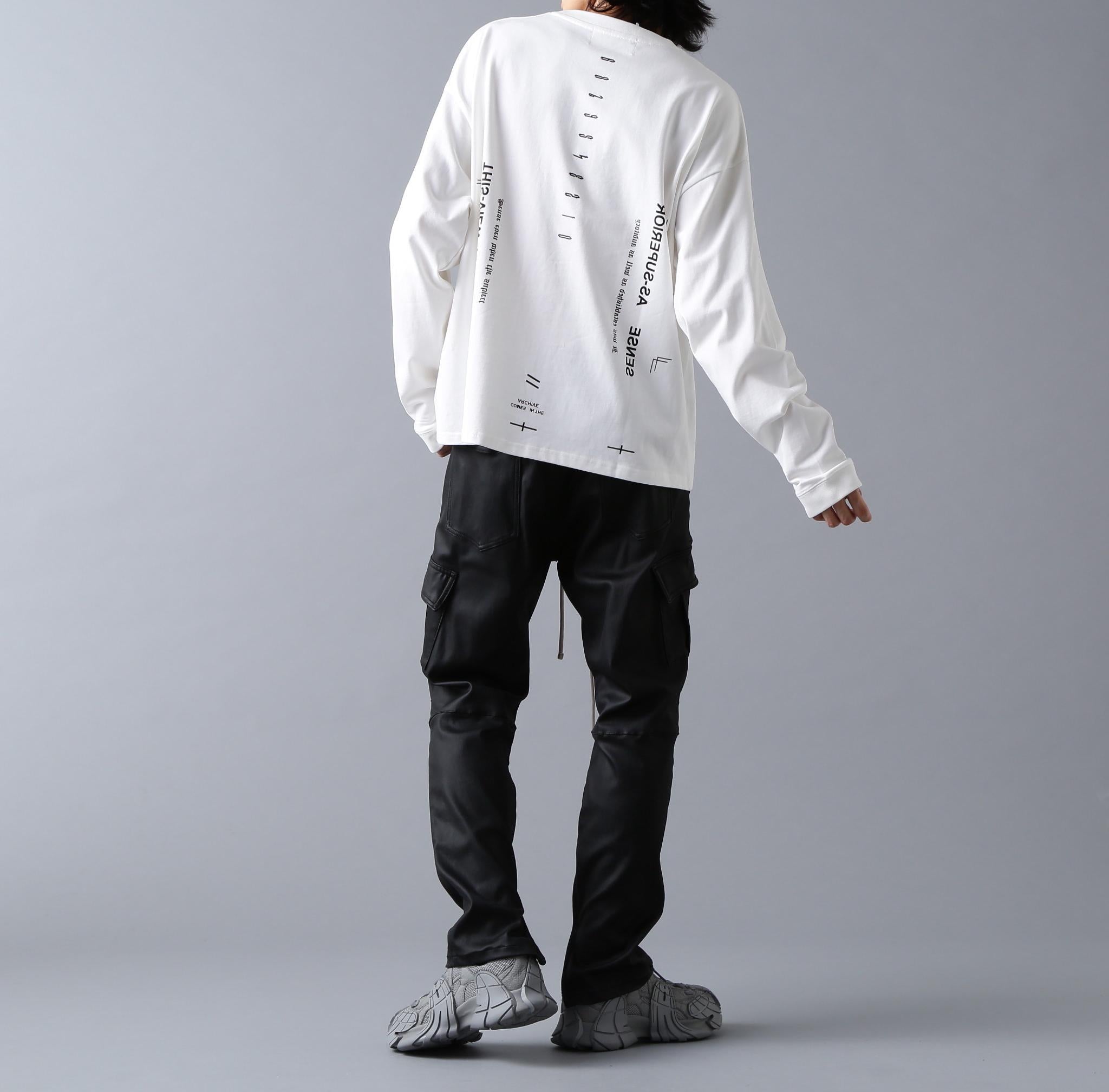 A4A/エーフォーエー/L/S TEE NUMRE> ホワイト