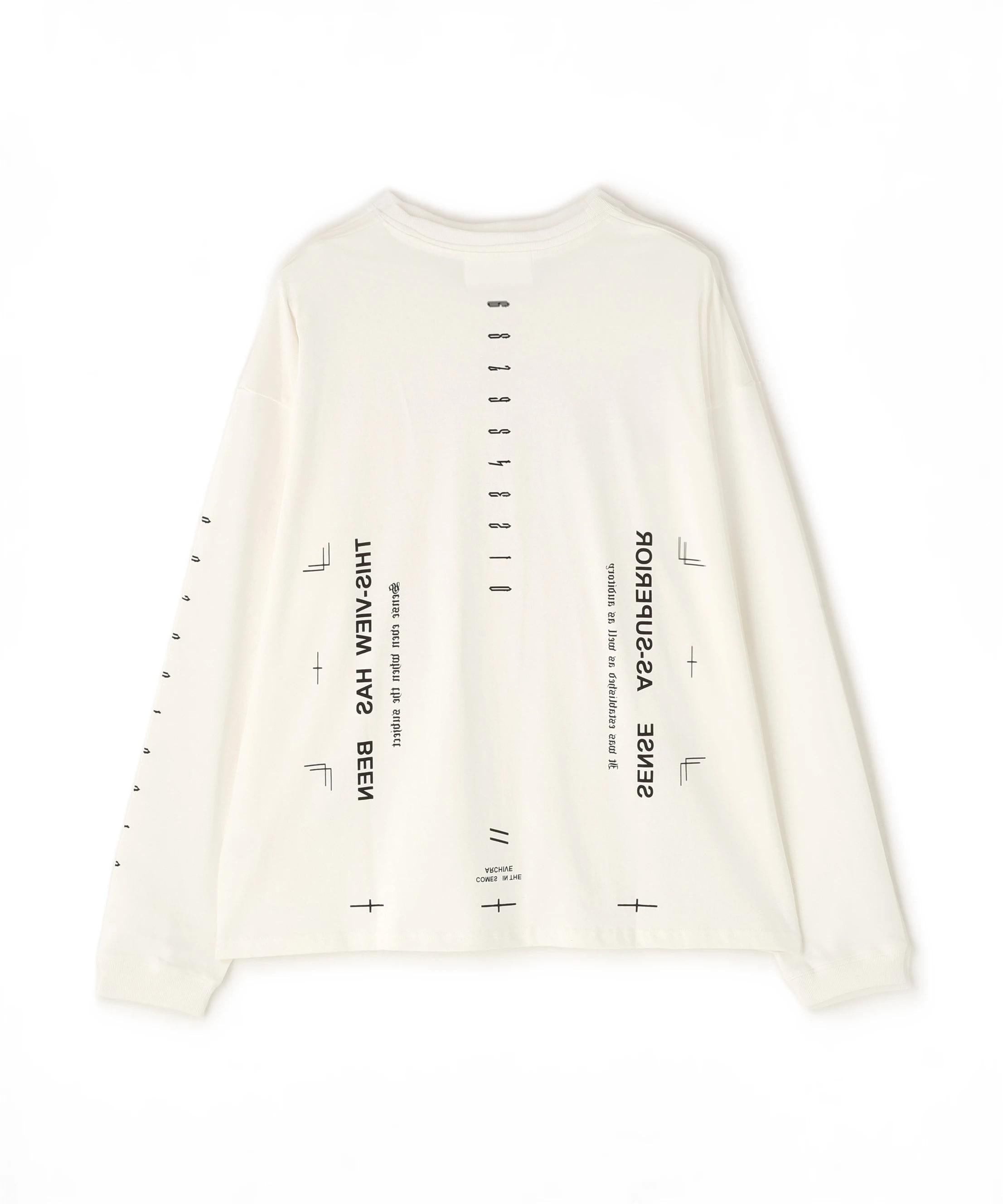 A4A/エーフォーエー/L/S TEE NUMRE> ホワイト