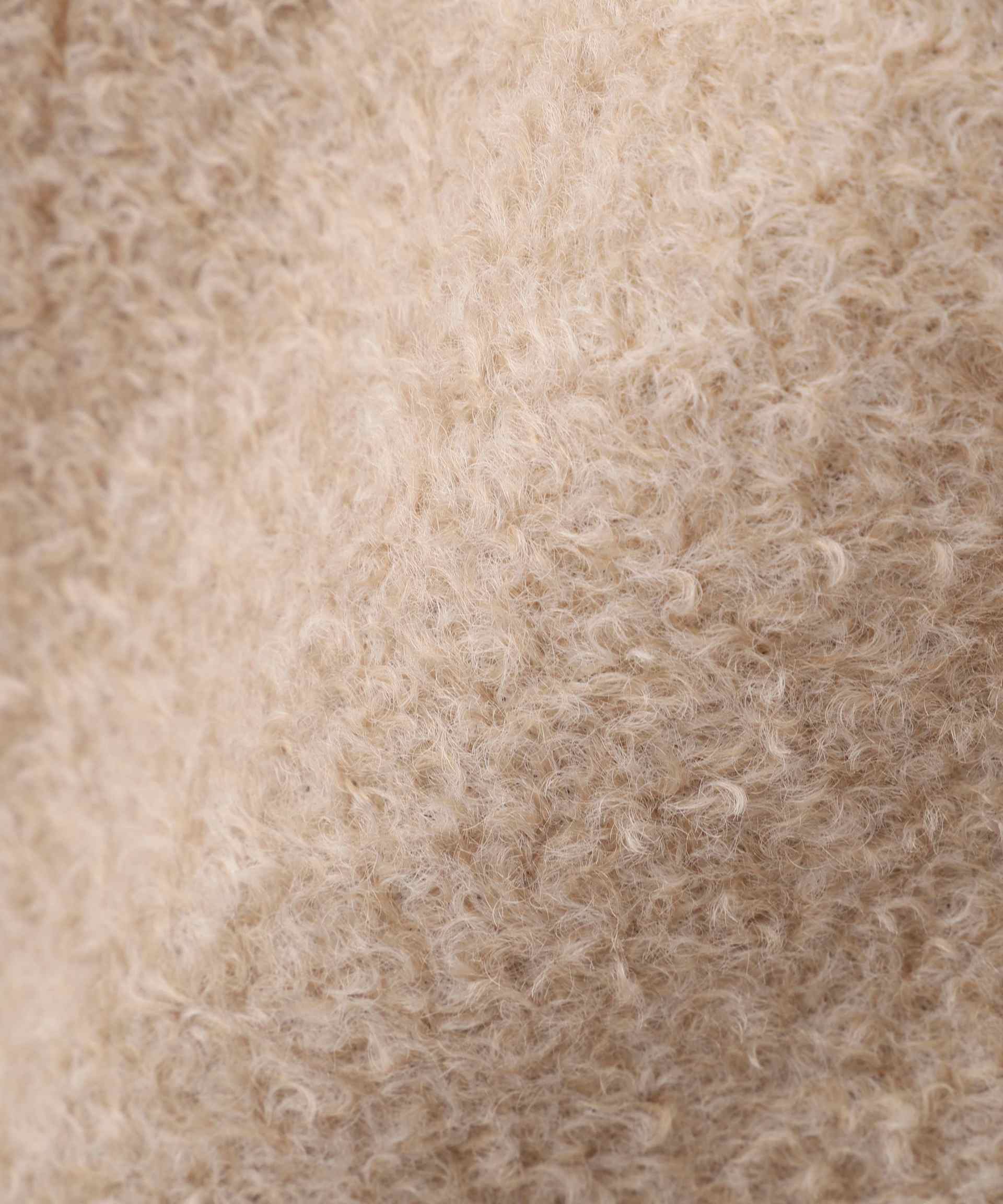 2wayステンカラーロングコート ブラウンミックス3