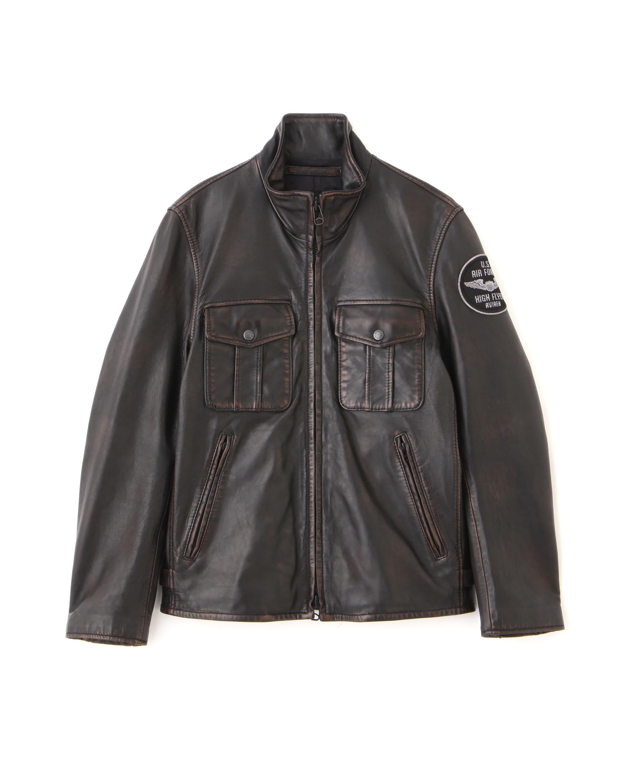 SHEEP SKIN STAND >IDE>S JACKET ブラック