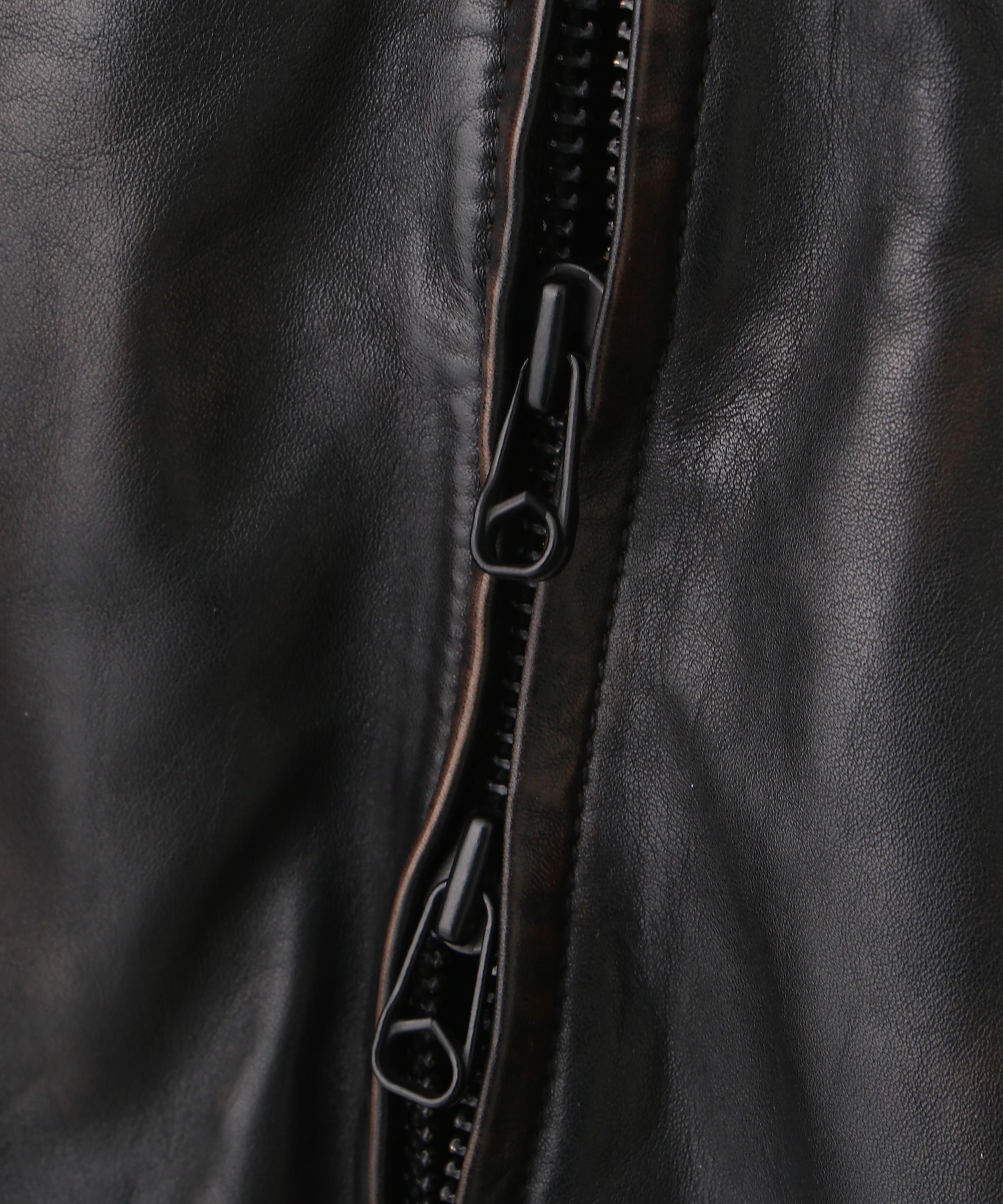 SHEEP SKIN STAND >IDE>S JACKET ブラック