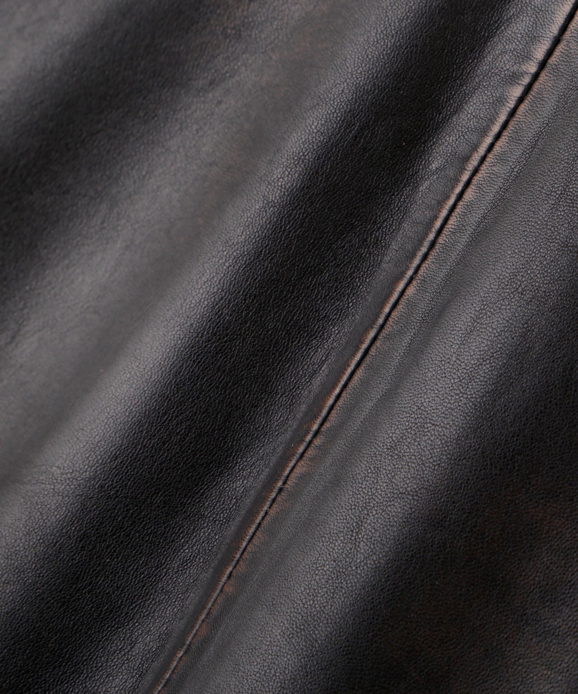 SHEEP SKIN STAND >IDE>S JACKET ブラック
