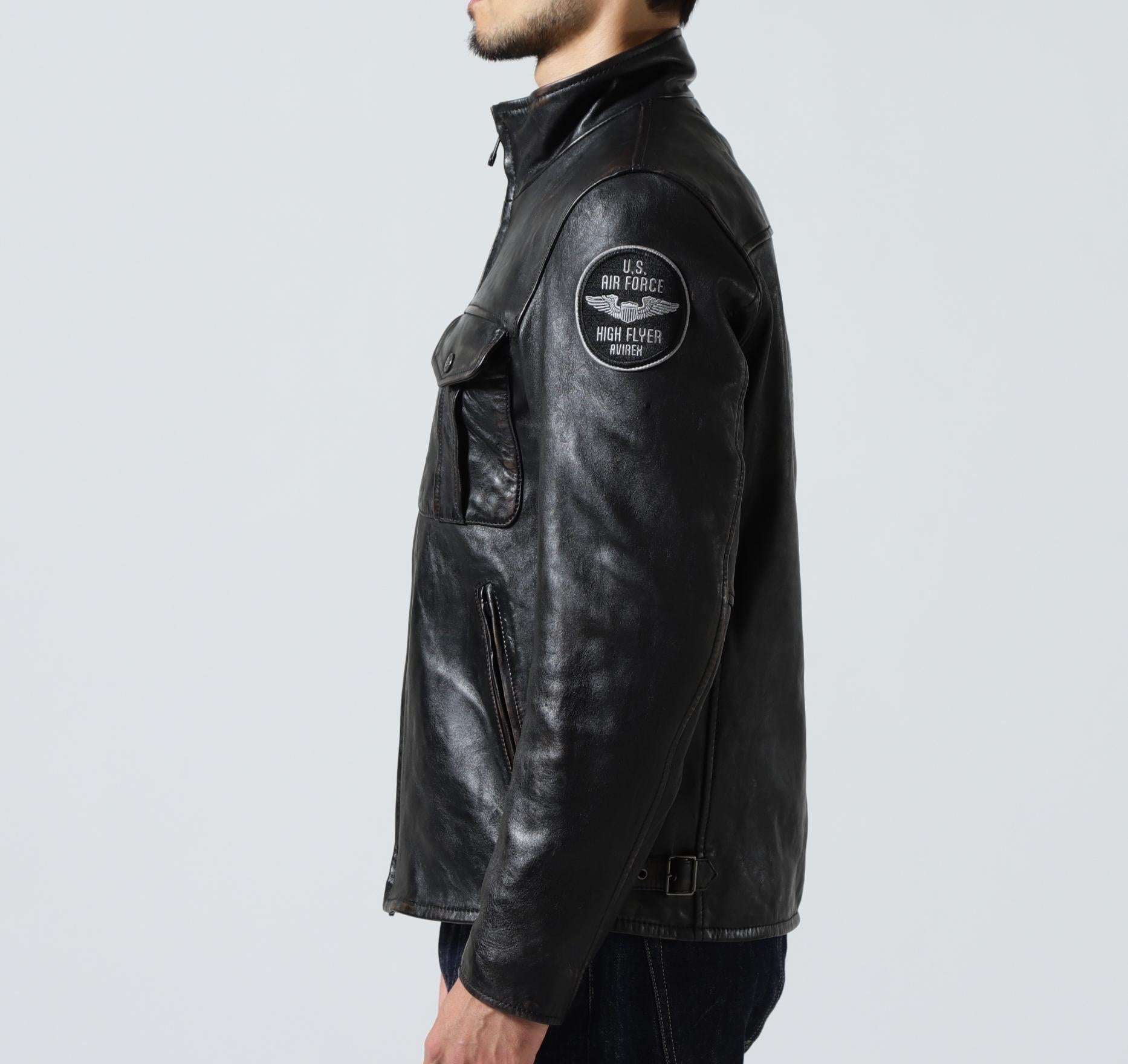 SHEEP SKIN STAND >IDE>S JACKET ブラック