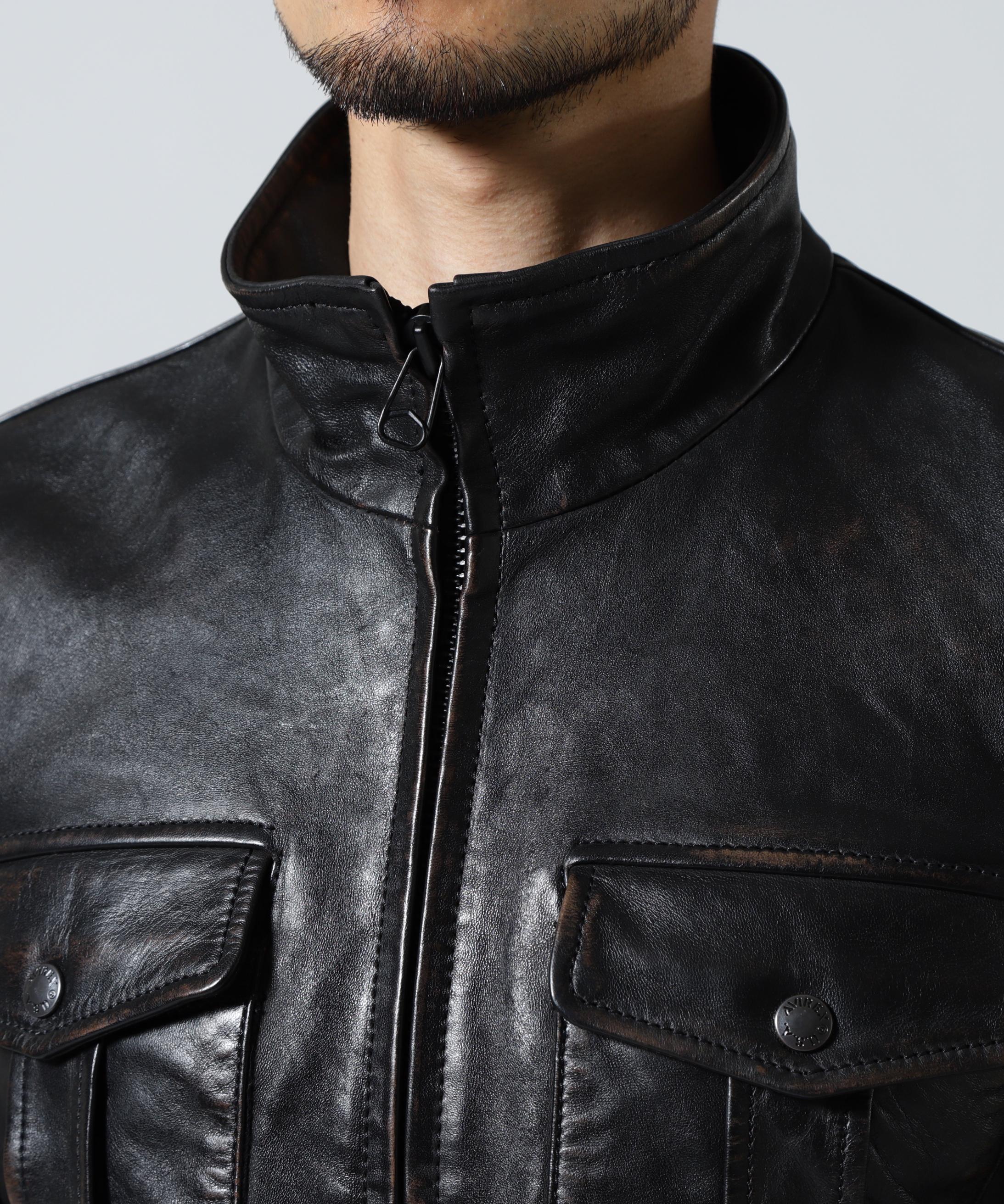 SHEEP SKIN STAND >IDE>S JACKET ブラック