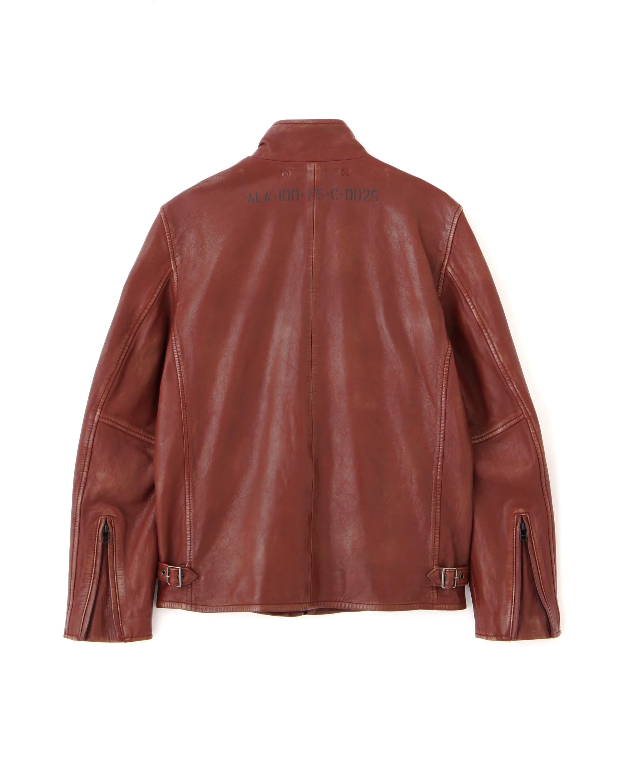 SHEEP SKIN STAND >IDE>S JACKET ワイン