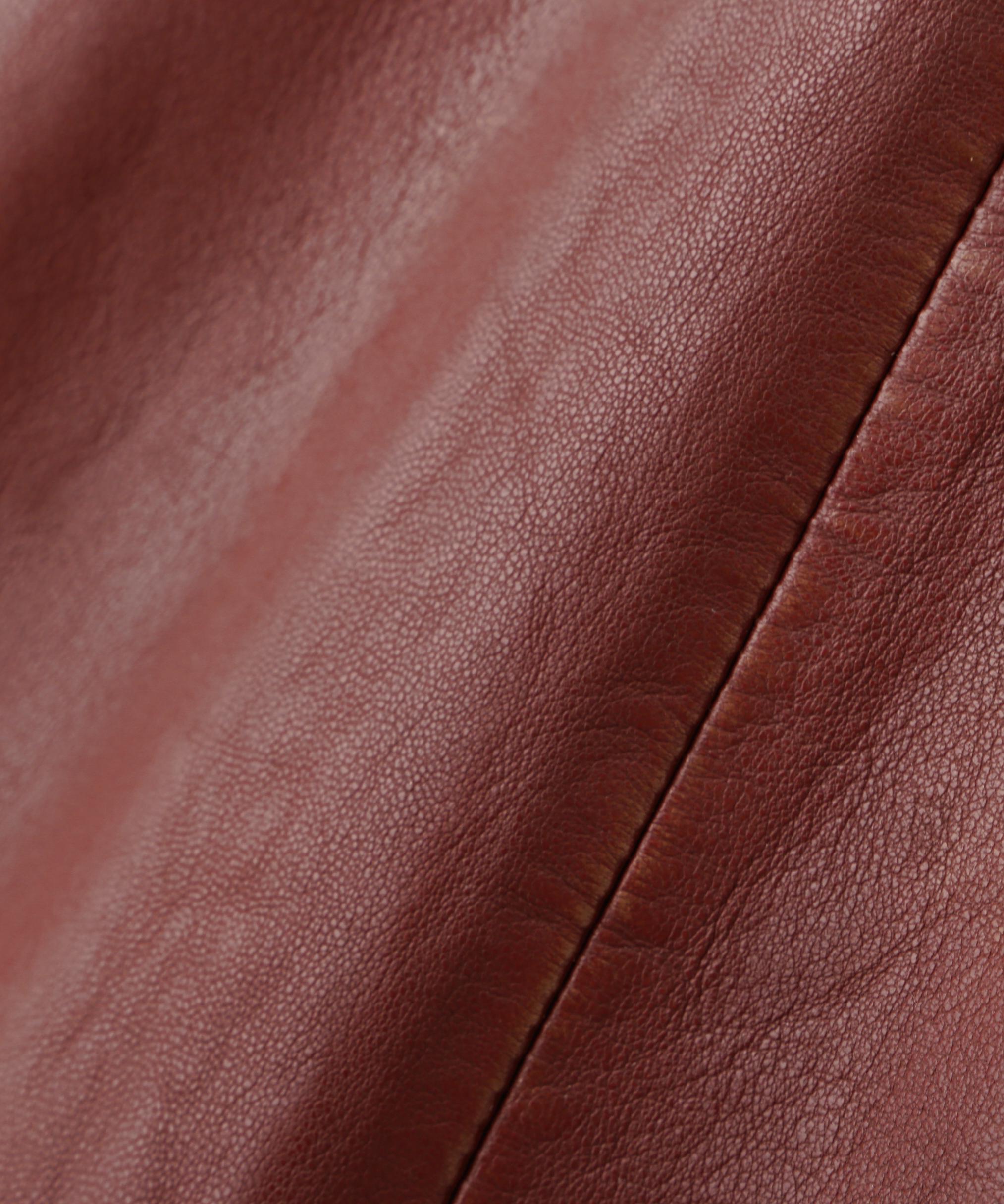 SHEEP SKIN STAND >IDE>S JACKET ワイン