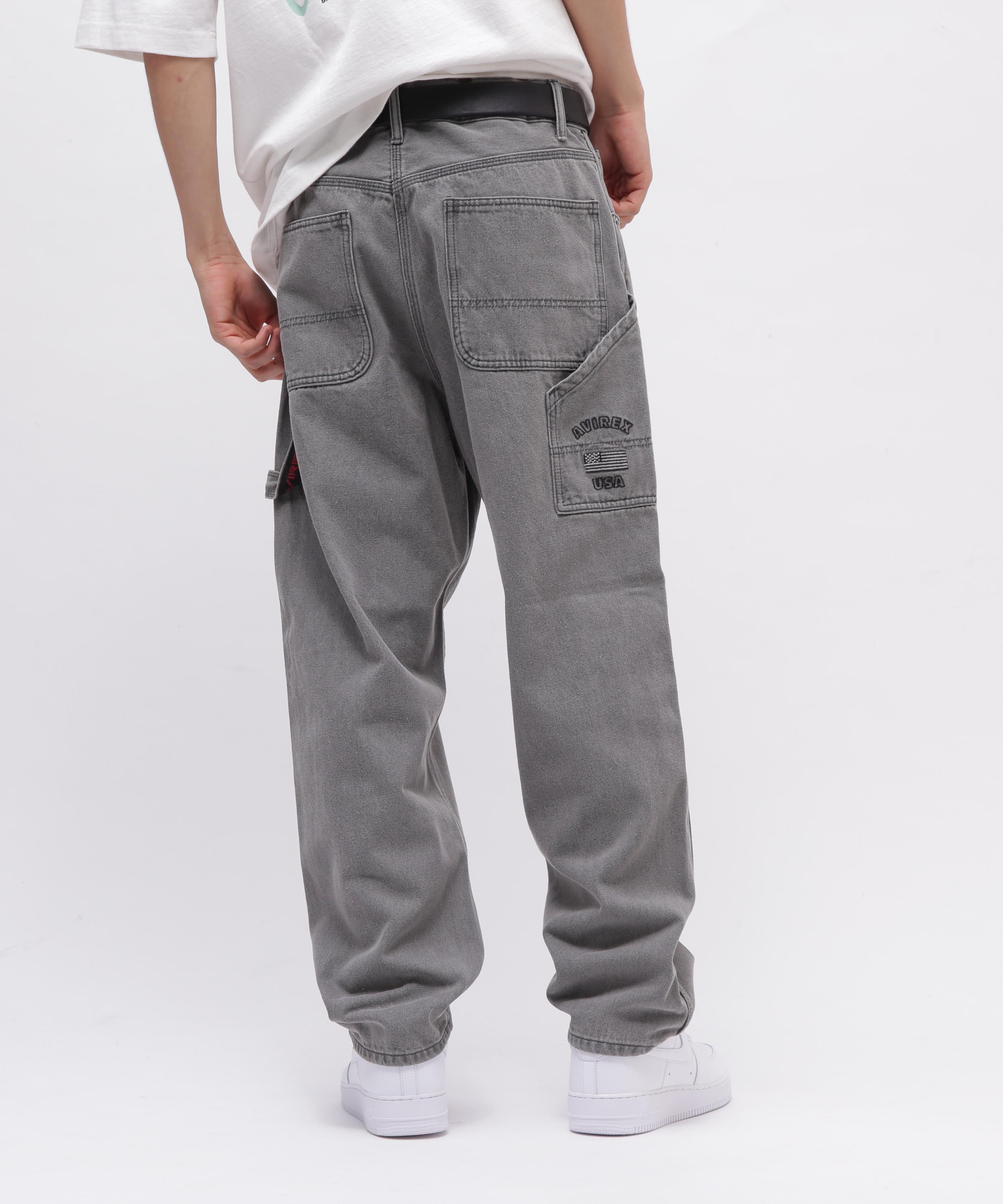 バーシティー ペインター パンツ/VARSITY PAINTER PANTS ブラック