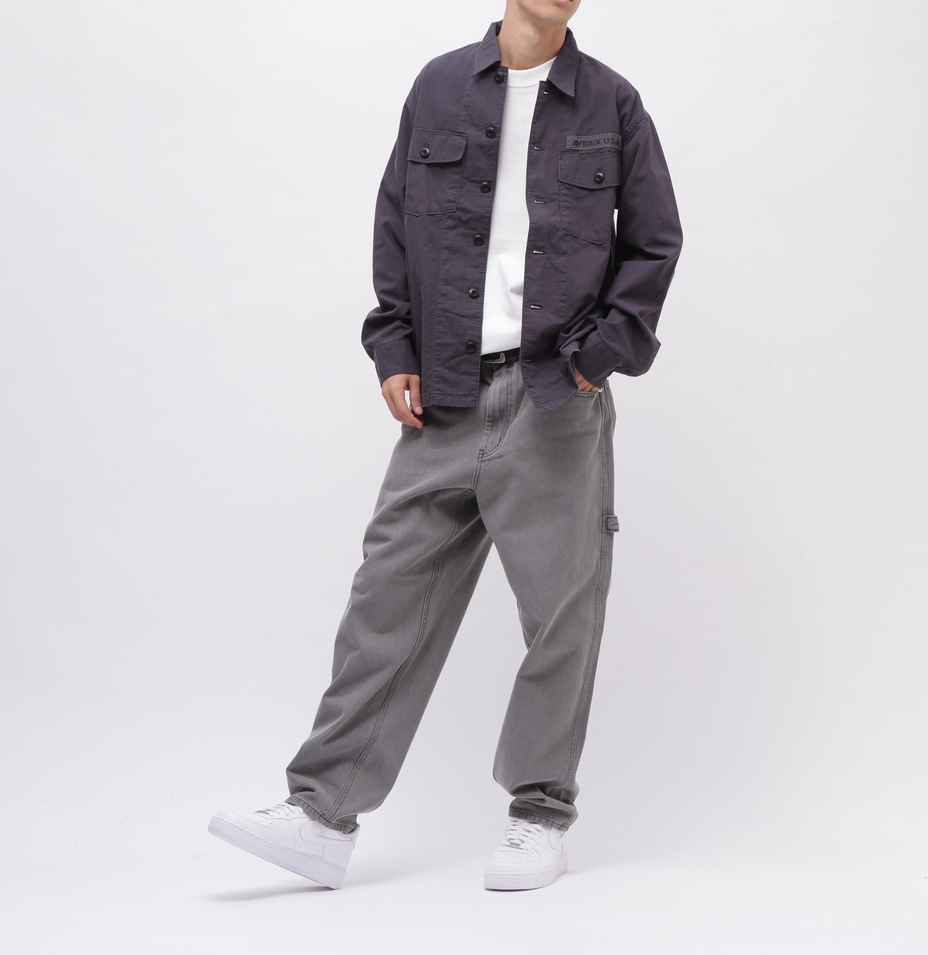 バーシティー ペインター パンツ/VA>SITY PAINTE> PANTS ブラック