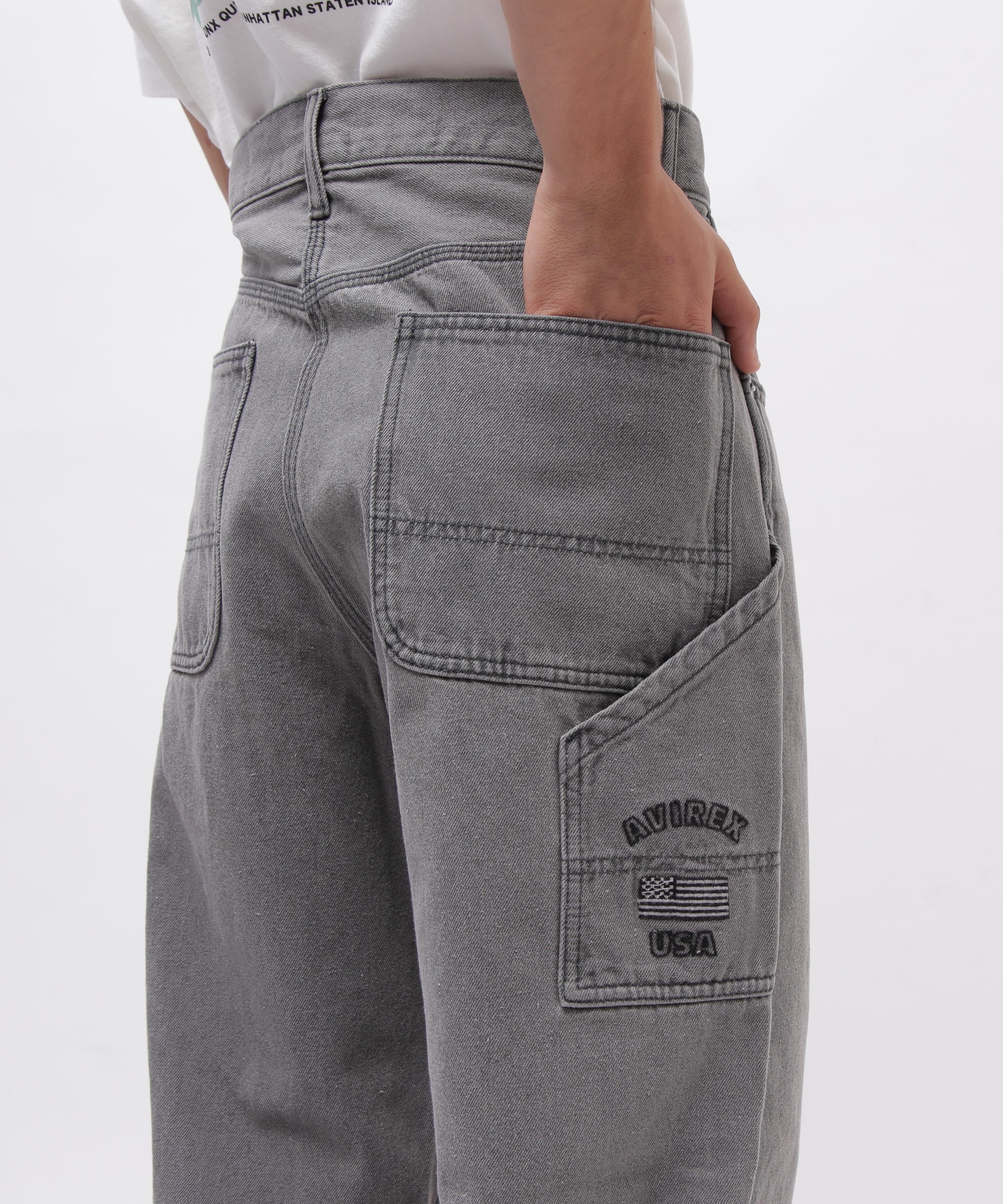 バーシティー ペインター パンツ/VARSITY PAINTER PANTS ブラック