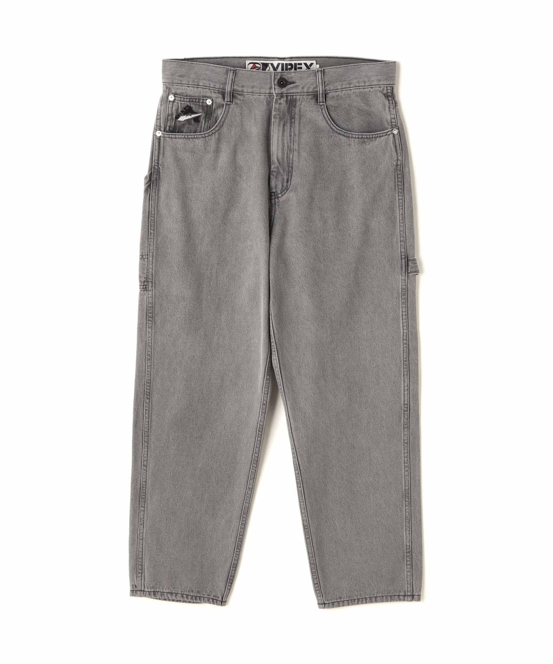 バーシティー ペインター パンツ/VA>SITY PAINTE> PANTS ブラック