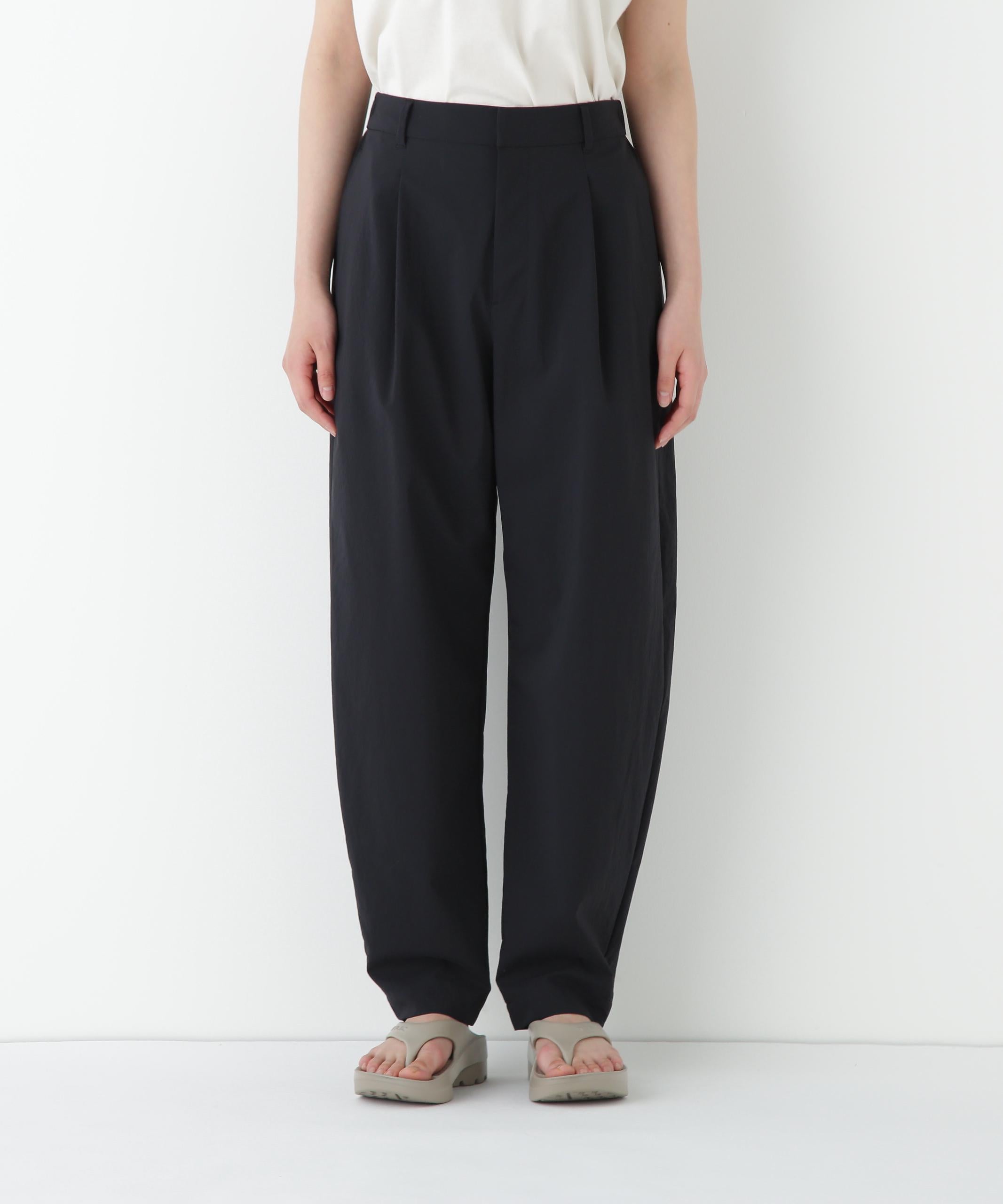 ◆ナイロンタスランストレッチパンツ ブラック