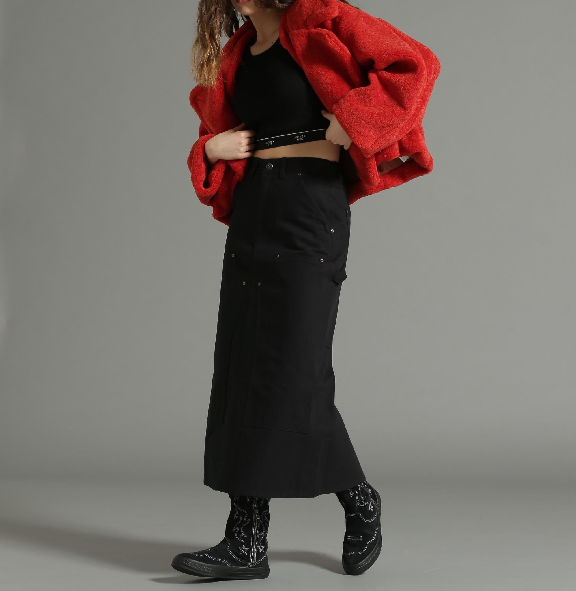 《Relle LINE》ROA JACKET/ボアジャケット レッド