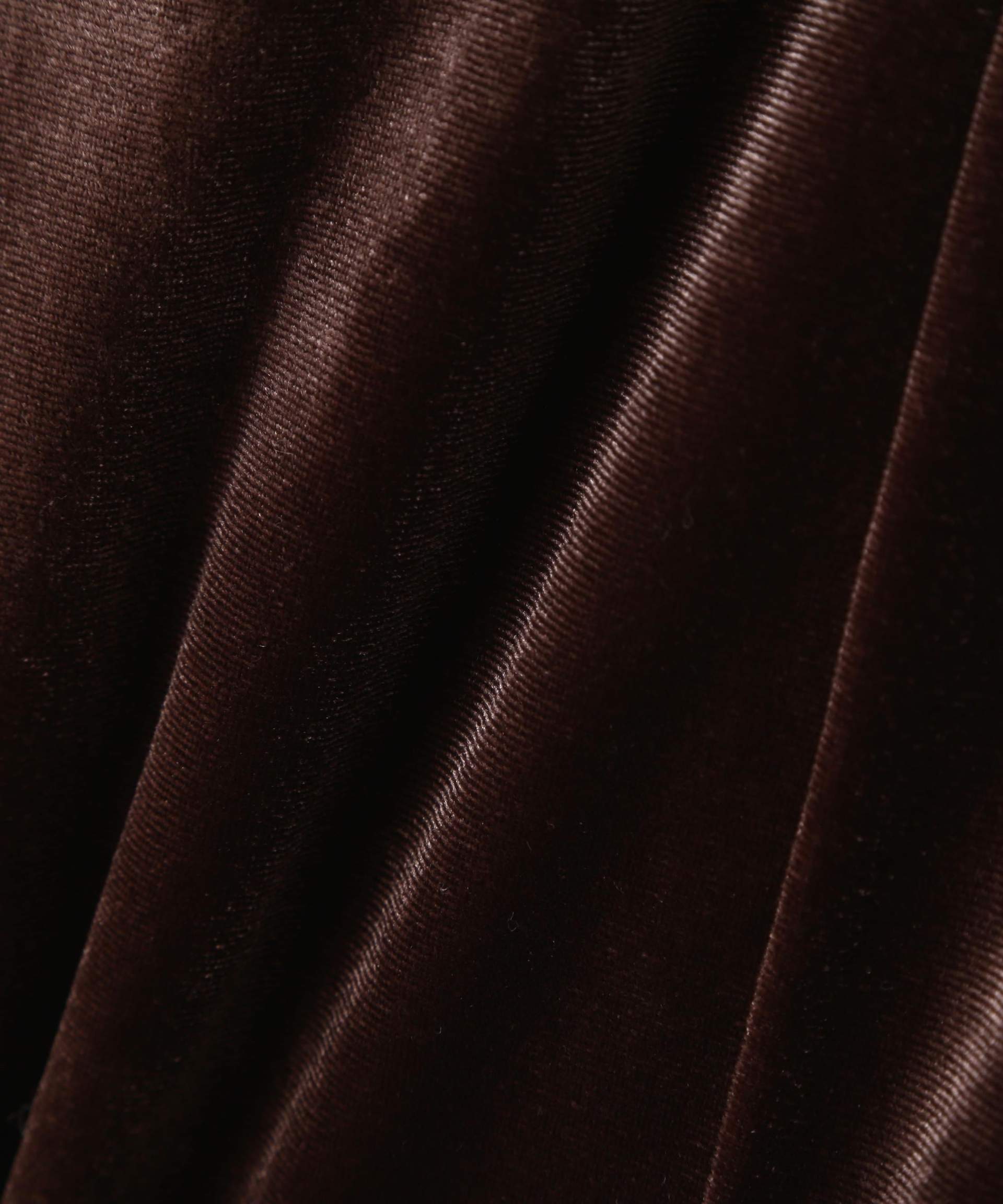 ベロアマーメイドスカート ブラウン