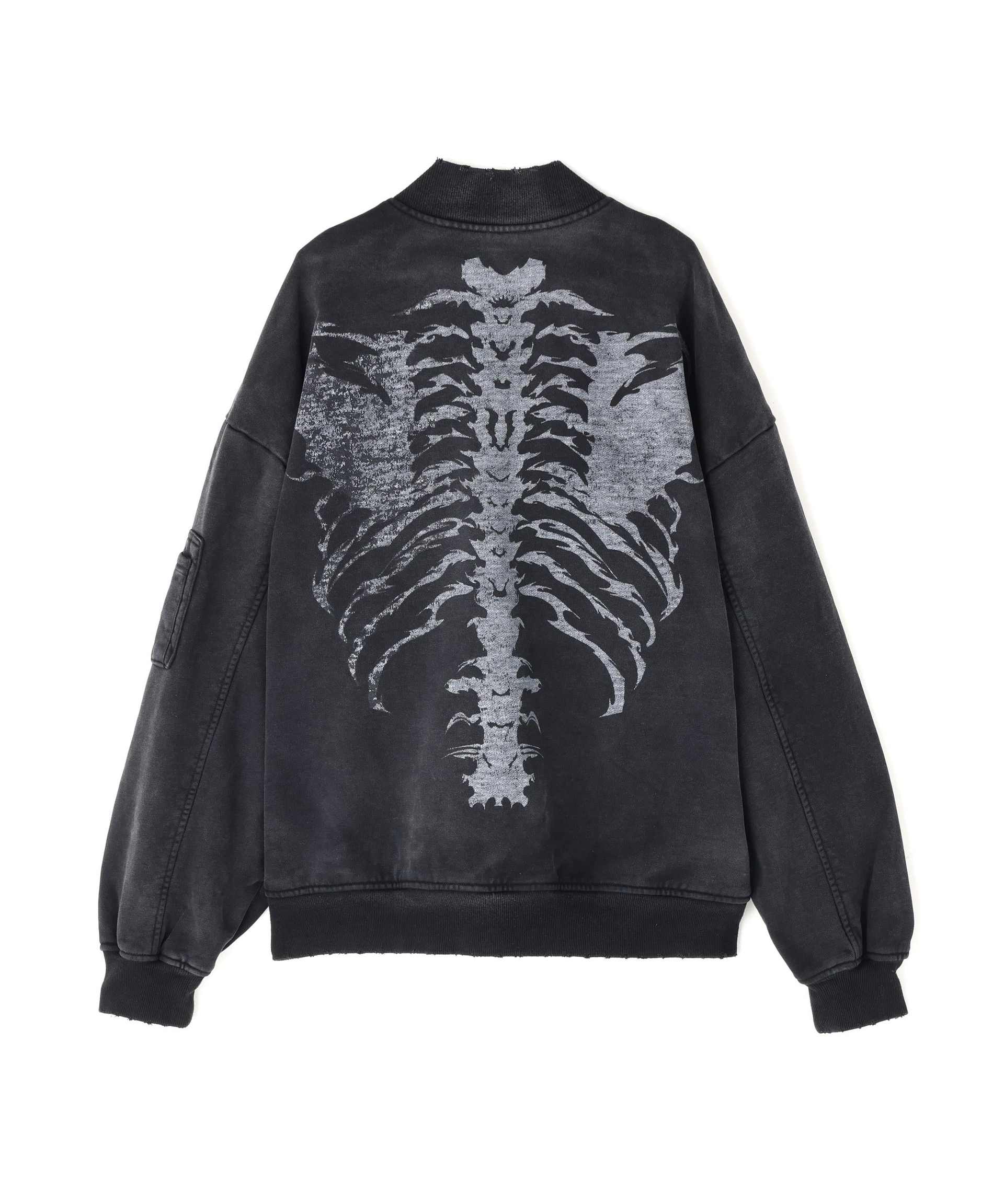 FR(13)NDS/フレンズ/Sweat Bone Bomber Jacket ブラック