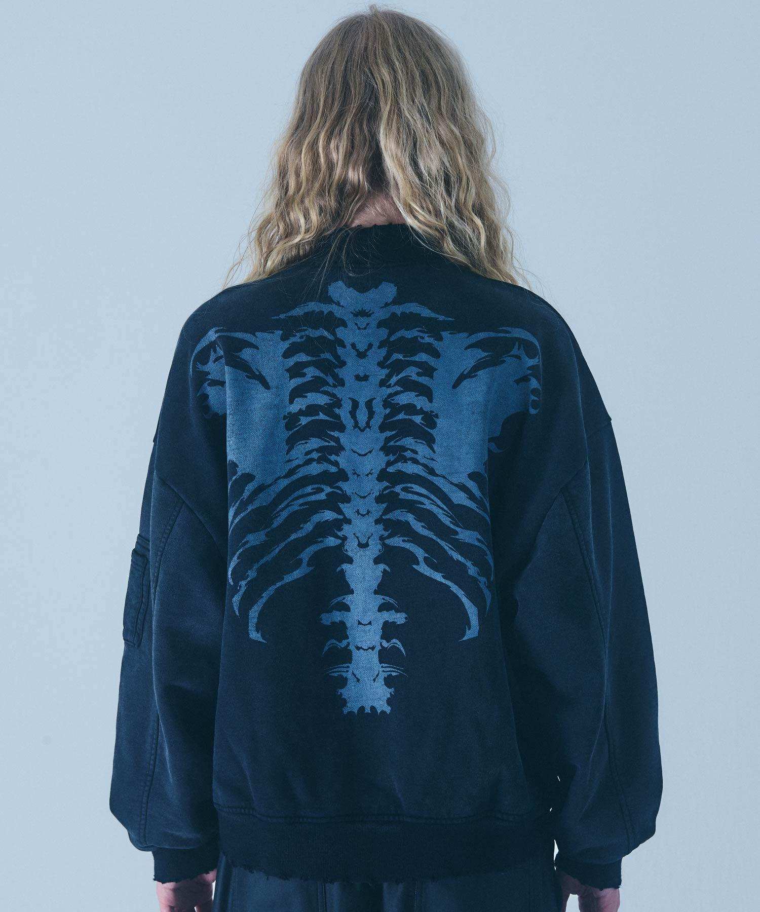 FR(13)NDS/フレンズ/Sweat Bone Bomber Jacket ブラック