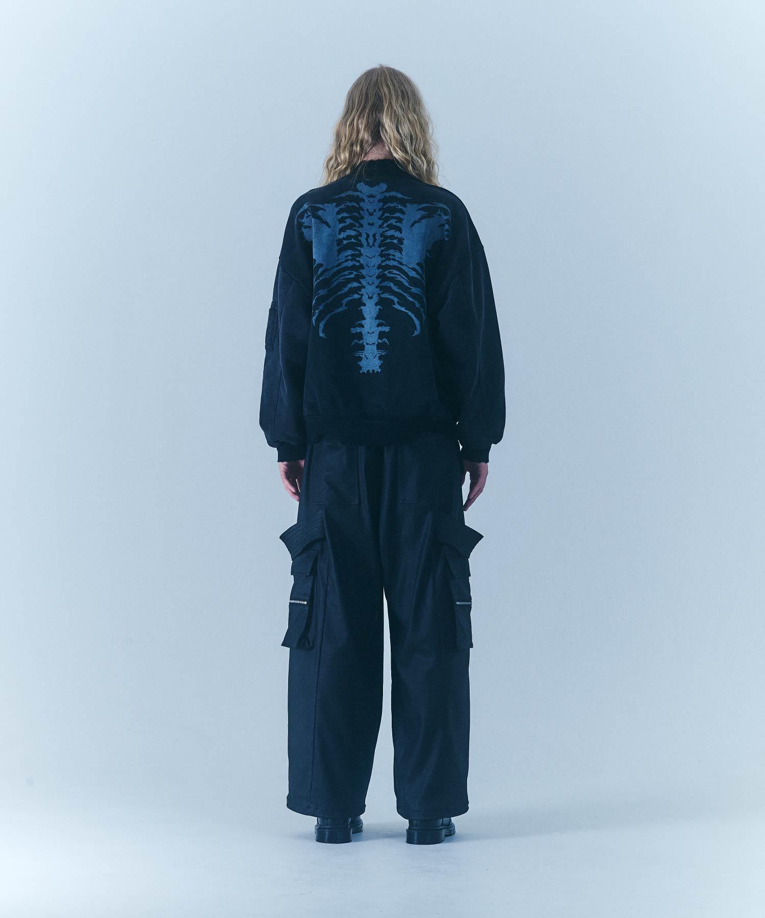 FR(13)NDS/フレンズ/Sweat Bone Bomber Jacket ブラック