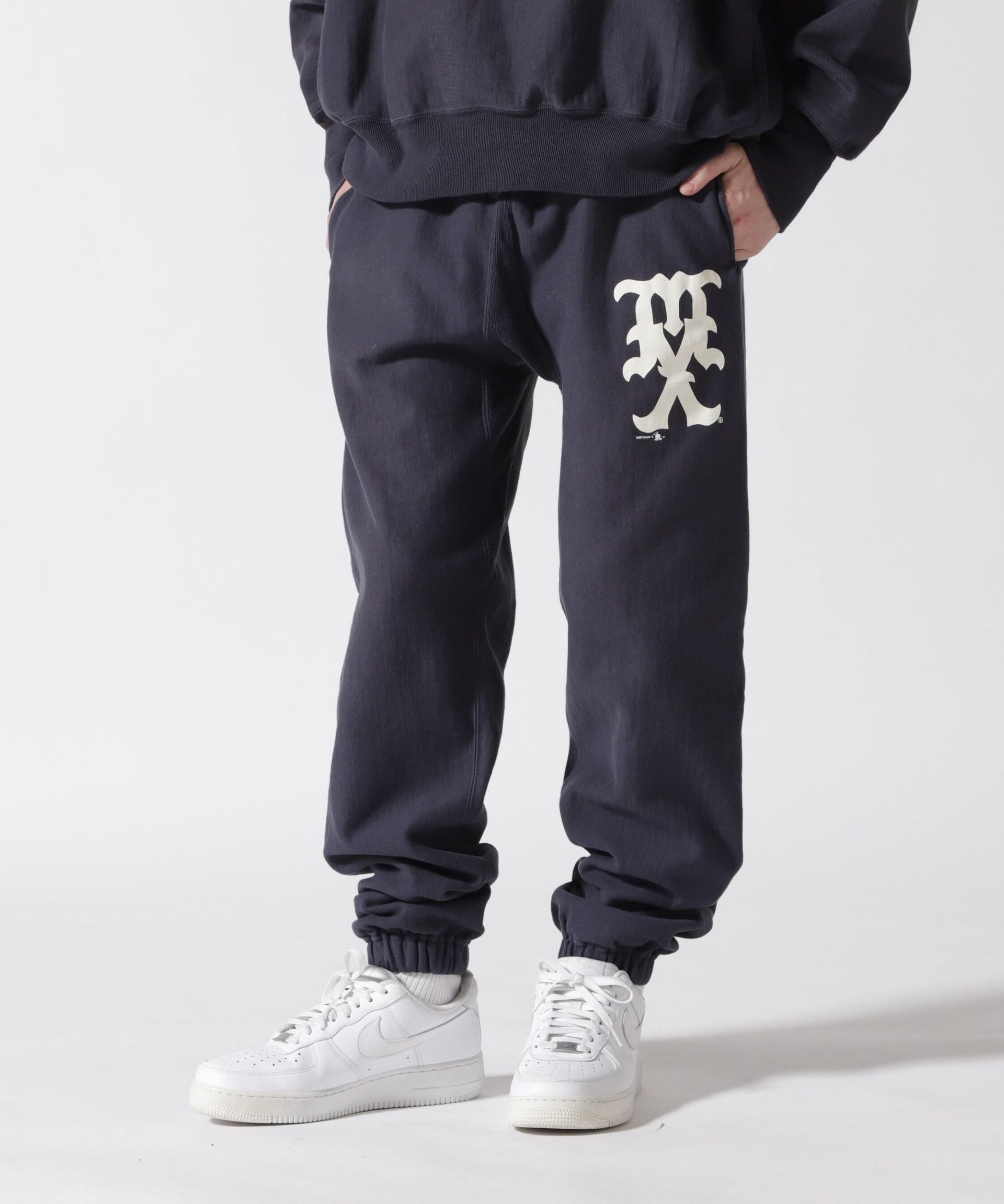 SAINT MICHAEL/セントマイケル/SWEAT PANTS/MX/NAVY ネイビー