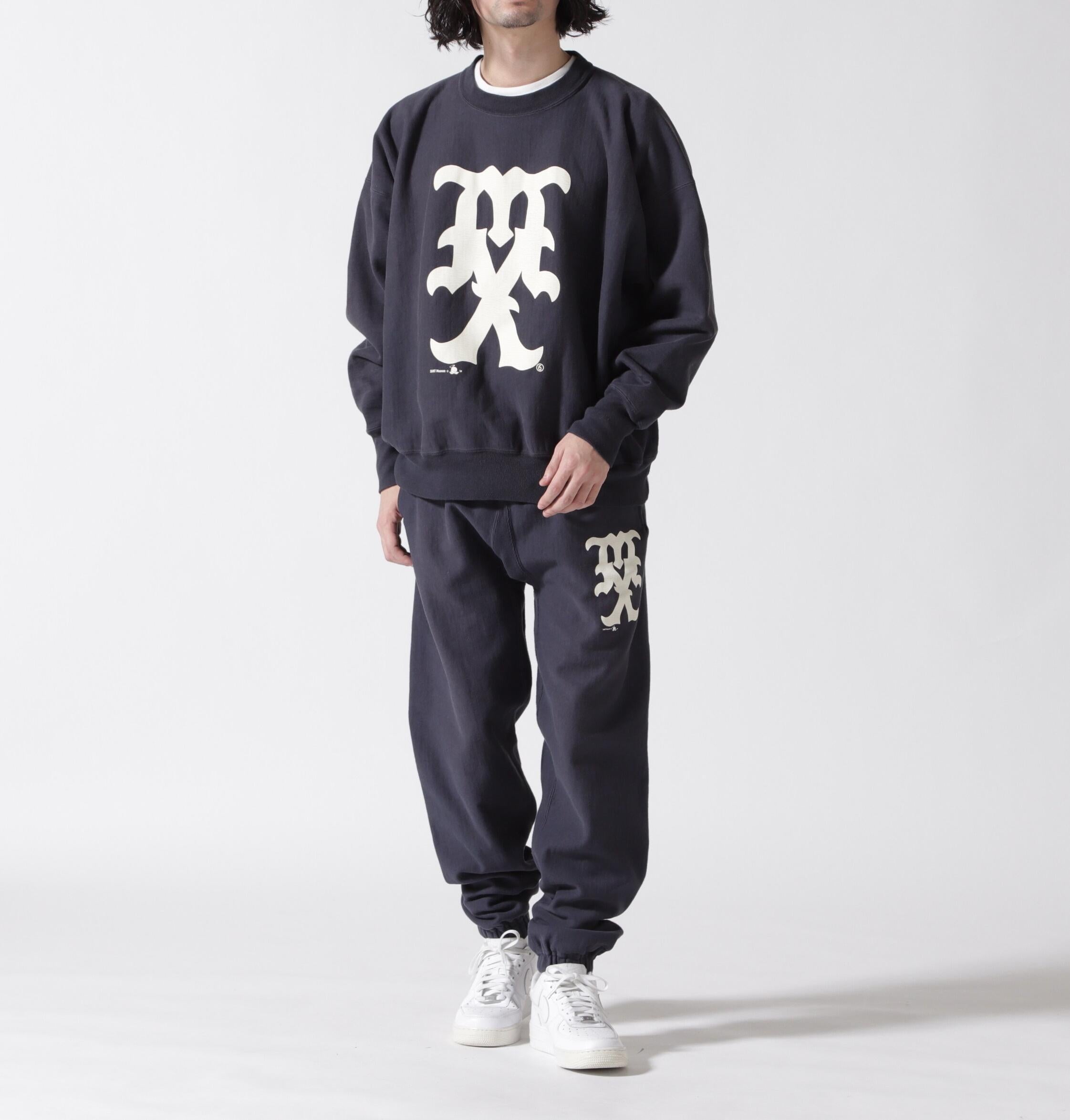 SAINT MICHAEL/セントマイケル/SWEAT PANTS/MX/NAVY ネイビー