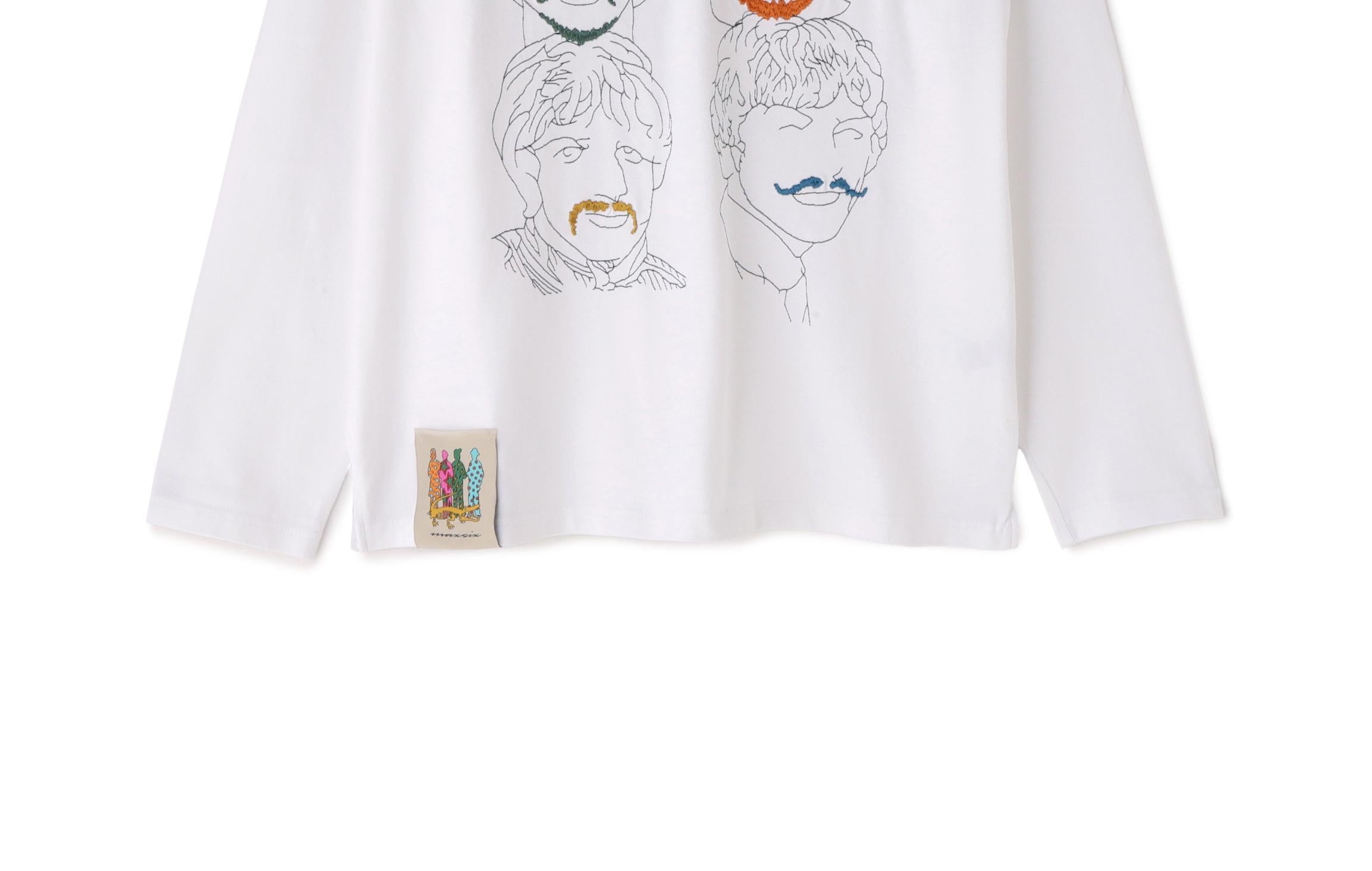 maxsix<マックスシックス）４MAN EMR>OIDE>Y L/S TEE ホワイト