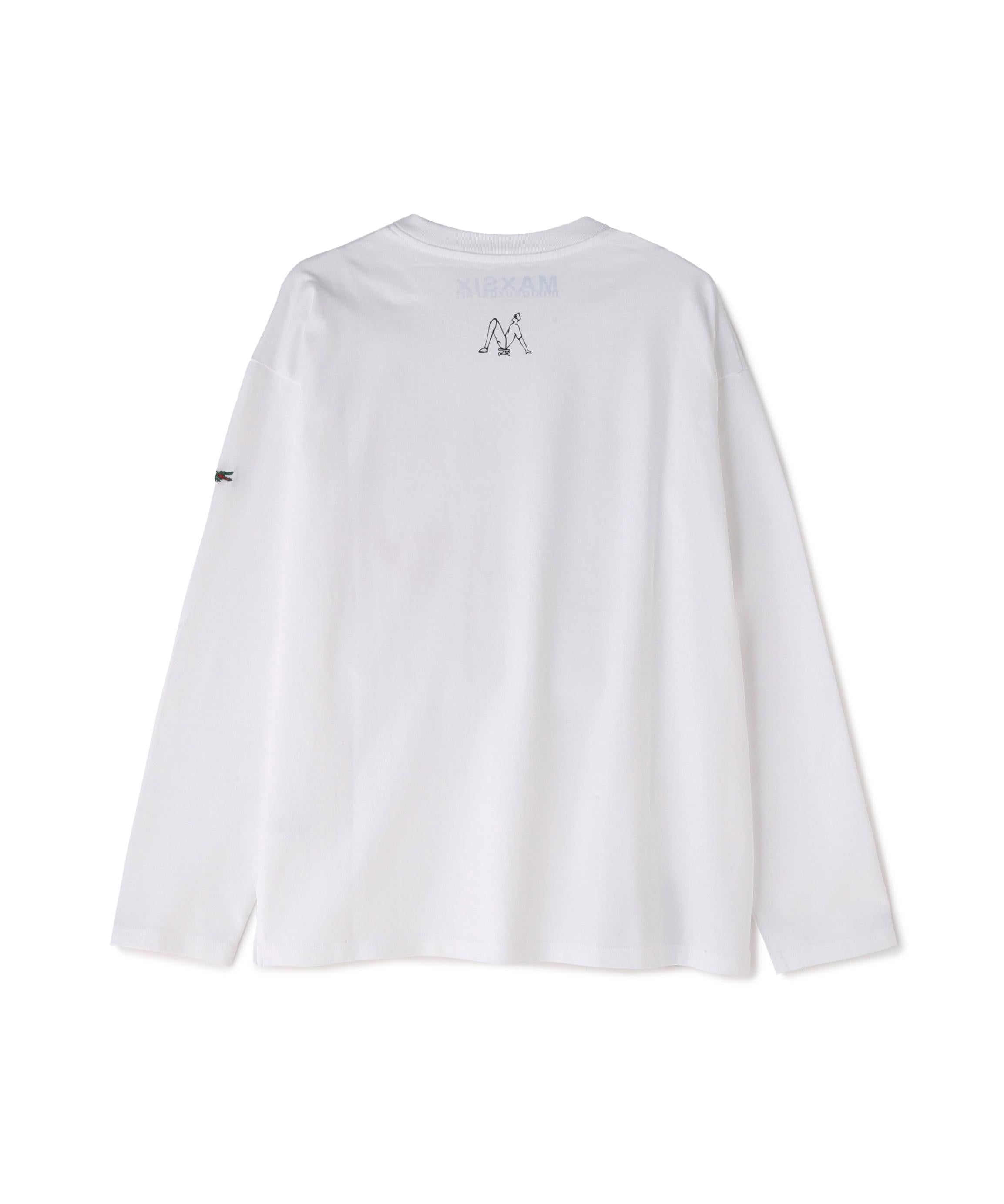 maxsix<マックスシックス）４MAN EMR>OIDE>Y L/S TEE ホワイト