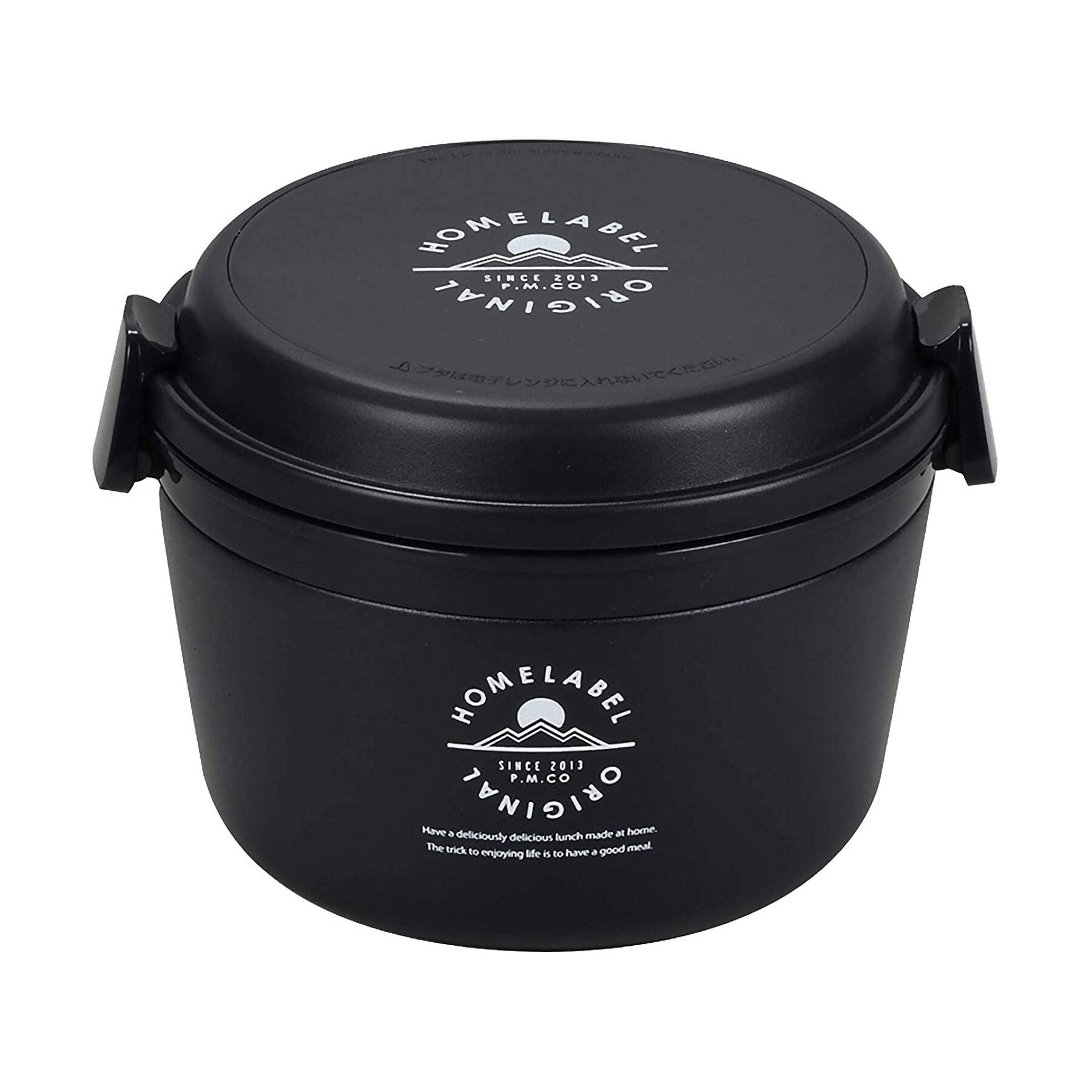 トゥーワントゥーキッチン ストア 212 KITCHEN STORE ホームレーベル どんぶりランチジャー 770ml BK【返品不可商品】