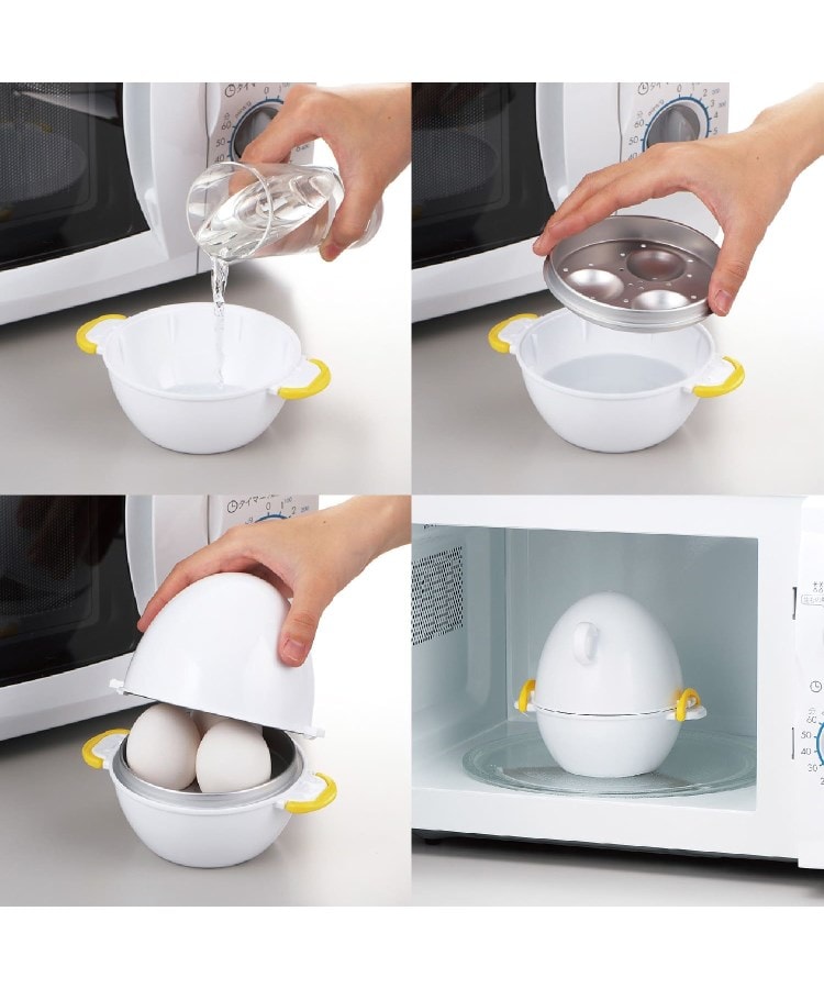 トゥーワントゥーキッチン ストア 212 KITCHEN STORE レンジでらくチン ゆでたまご 2個用【返品不可商品】 （ホワイト(879)） ホワイト(879)