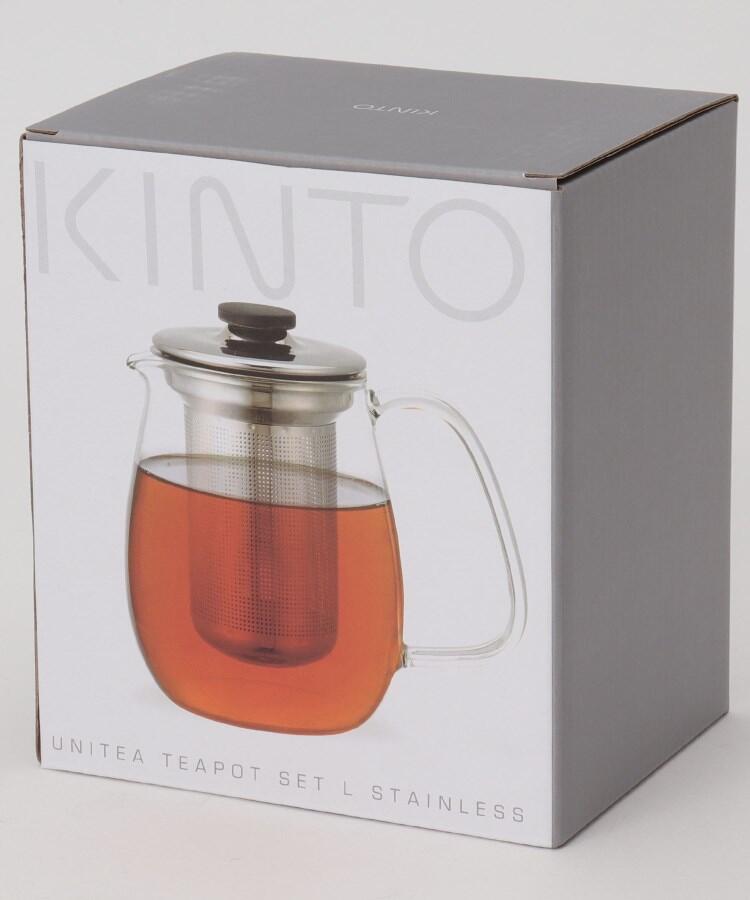 トゥーワントゥーキッチン ストア 212 KITCHEN STORE ユニティ ステンレスティーポットセット L ＜KINTO キントー＞ （クリア(879)） クリア(879)