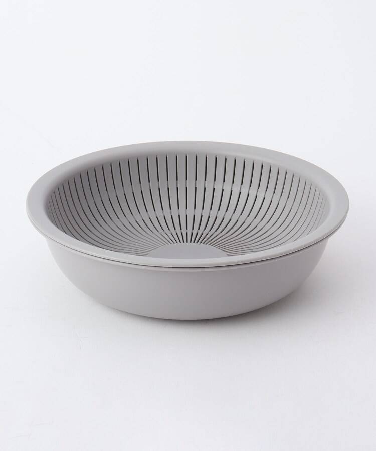 トゥーワントゥーキッチン ストア 212 KITCHEN STORE 米とぎにも使えるザルとボール浅 GY ＜likeーit ライクイット＞【返品不可商品】 （その他） その他