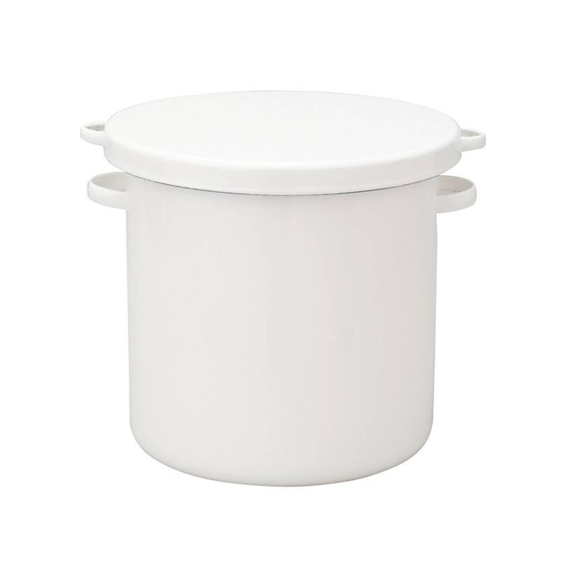トゥーワントゥーキッチン ストア 212 KITCHEN STORE 野田琺瑯 ホワイトシリーズ　ラウンドストッカー 24cm【返品不可商品】 （ホワイト) ホワイト(879)