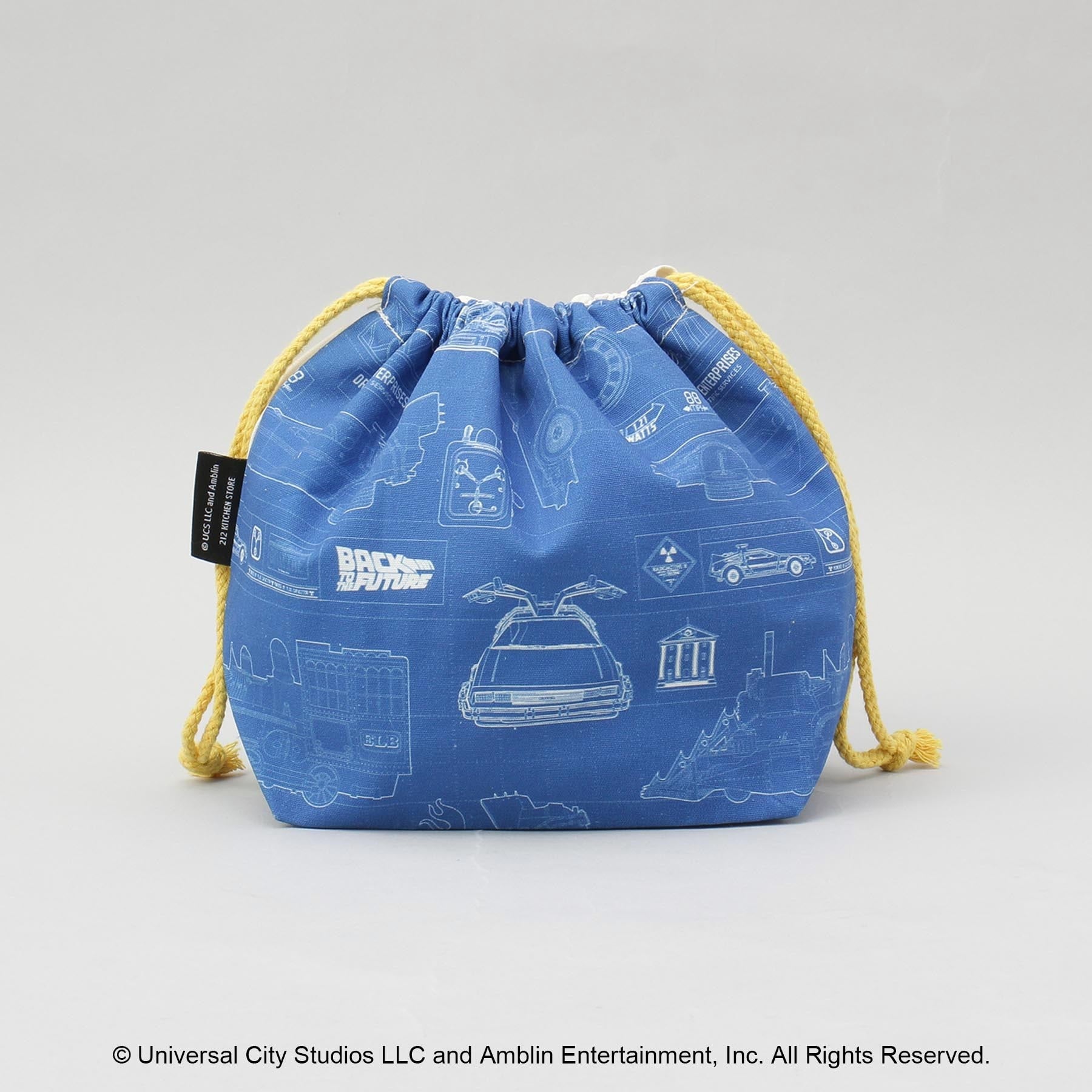 トゥーワントゥーキッチン ストア 212 KITCHEN STORE ランチ巾着 ナンバープレート ＜Back To The Future バックトゥザフューチャー＞ （その他） その他