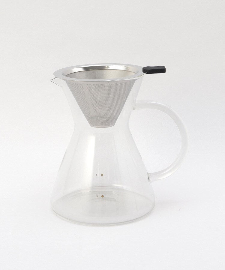 トゥーワントゥーキッチン ストア 212 KITCHEN STORE nikii cafe ガラスドリッパー＆サーバー（ステンレスフィルター付き） ＜nikii  ニキ＞【返品不可商品】 （その他） その他