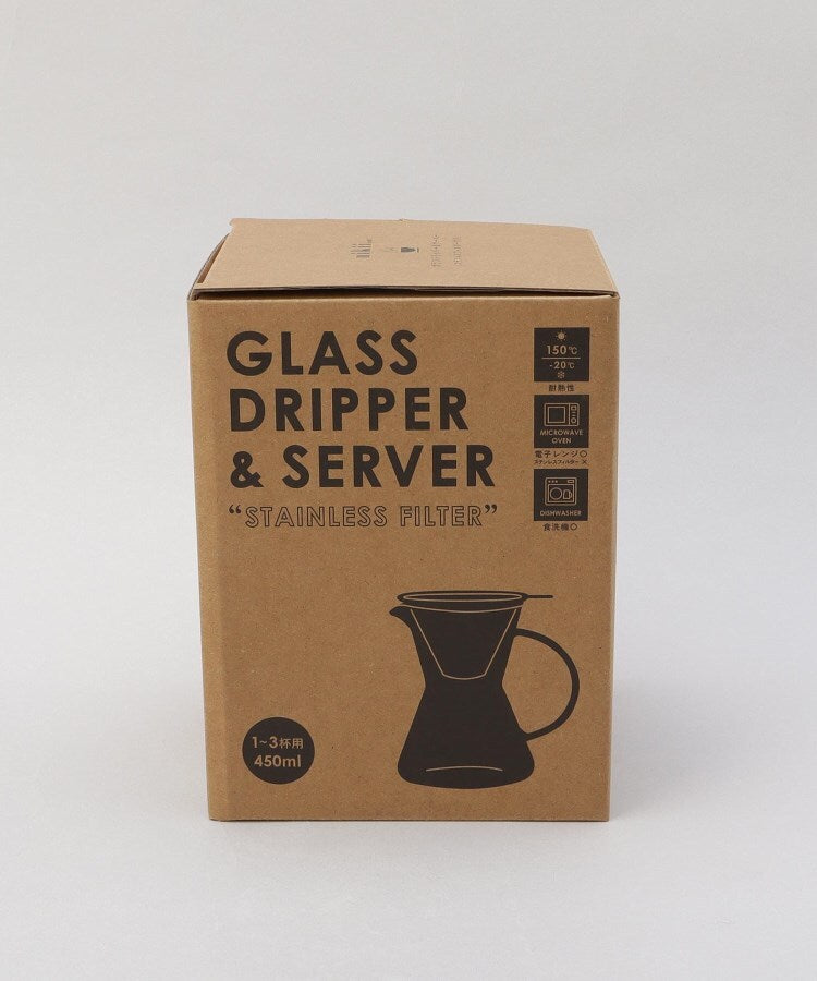 トゥーワントゥーキッチン ストア 212 KITCHEN STORE nikii cafe ガラスドリッパー＆サーバー（ステンレスフィルター付き） ＜nikii  ニキ＞【返品不可商品】 （その他） その他