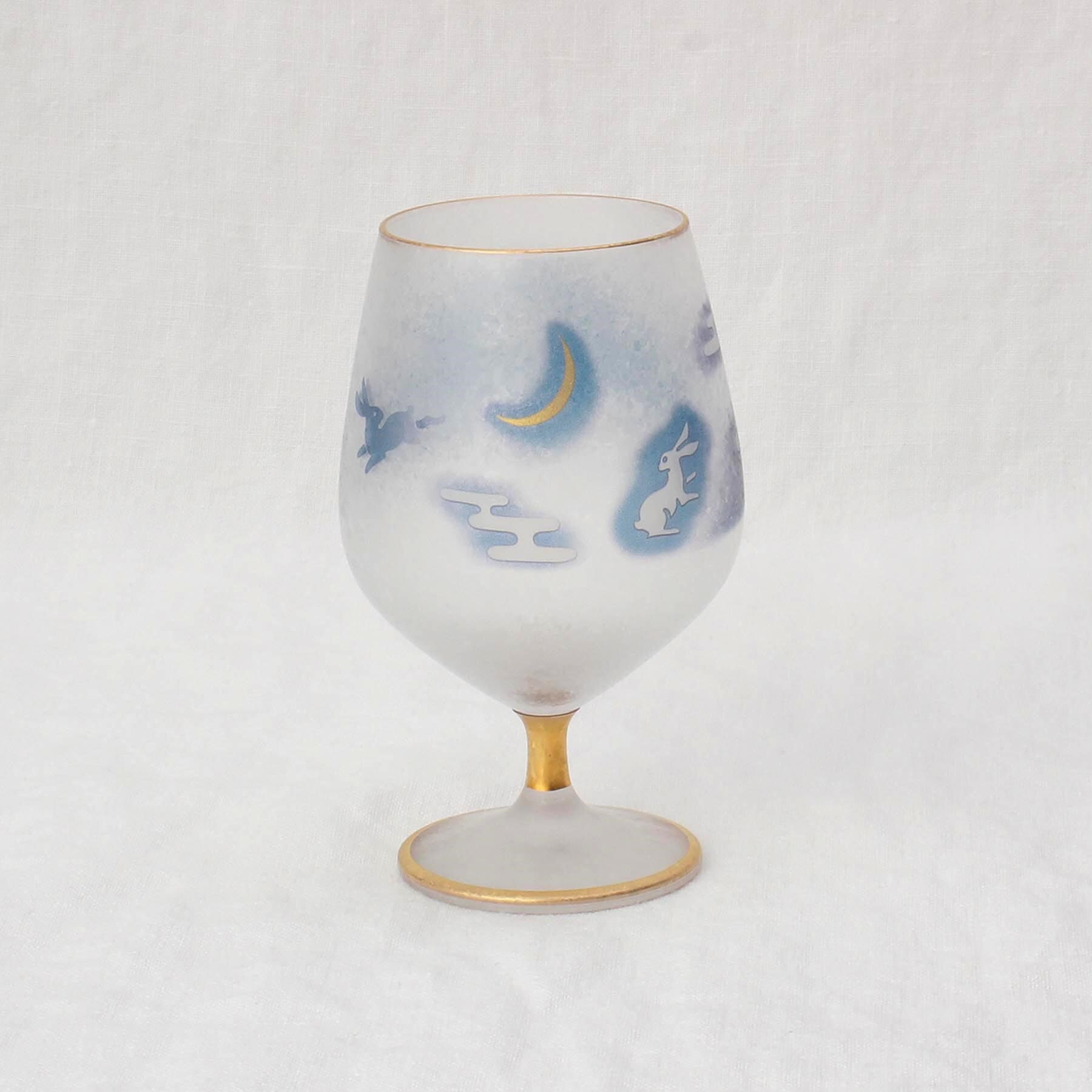 トゥーワントゥーキッチン ストア 212 KITCHEN STORE 富士月兎図 脚付杯 【返品不可商品】 （その他） その他