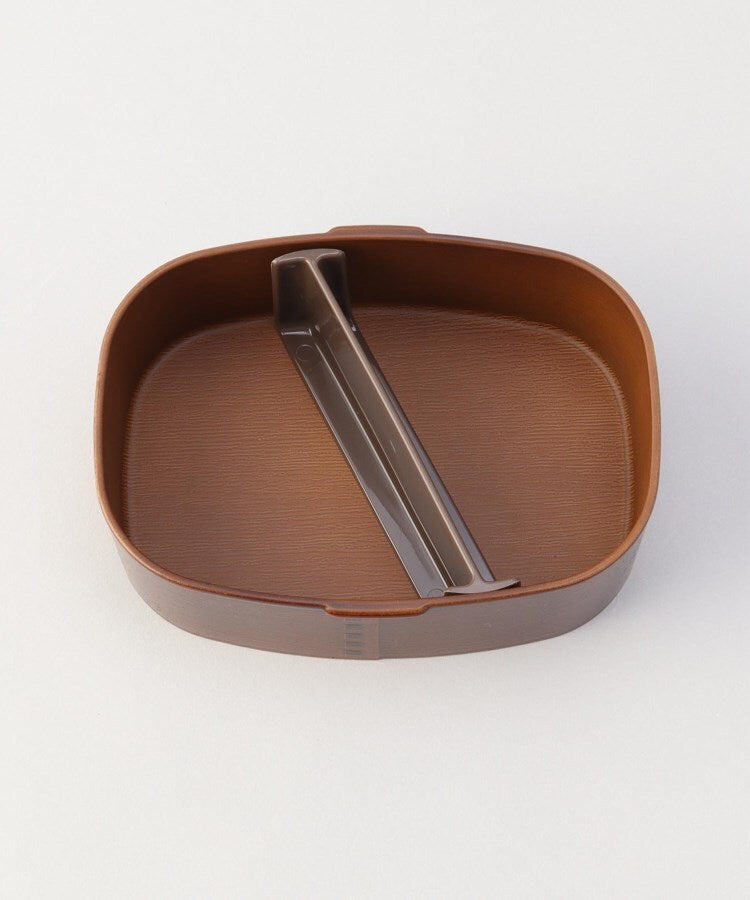 トゥーワントゥーキッチン ストア 212 KITCHEN STORE 抗菌わっぱワンタッチ一段ランチボックス(仕切付) 茶【返品不可商品】 （その他） その他
