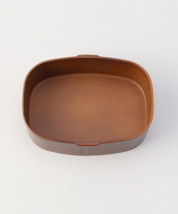 トゥーワントゥーキッチン ストア 212 KITCHEN STORE 抗菌わっぱワンタッチ一段ランチボックス(仕切付) 茶【返品不可商品】 （その他） その他