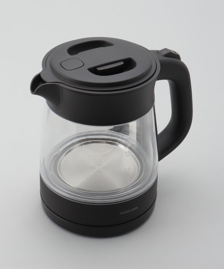 トゥーワントゥーキッチン ストア 212 KITCHEN STORE 電気ケトルガラス 転倒流水防止1.0L BK【返品不可商品】 （その他） その他