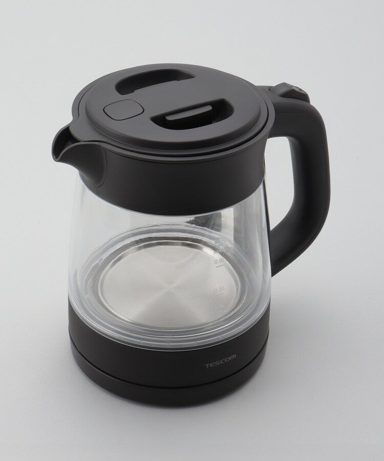 トゥーワントゥーキッチン ストア 212 KITCHEN STORE 電気ケトルガラス 転倒流水防止1.0L BK【返品不可商品】 （その他） その他