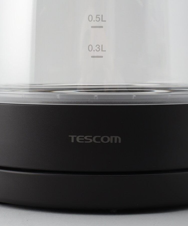 トゥーワントゥーキッチン ストア 212 KITCHEN STORE 電気ケトルガラス 転倒流水防止1.0L BK【返品不可商品】 （その他） その他