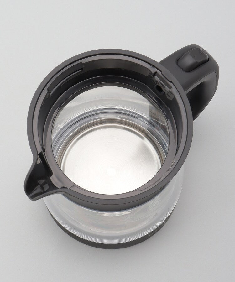 トゥーワントゥーキッチン ストア 212 KITCHEN STORE 電気ケトルガラス 転倒流水防止1.0L BK【返品不可商品】 （その他） その他