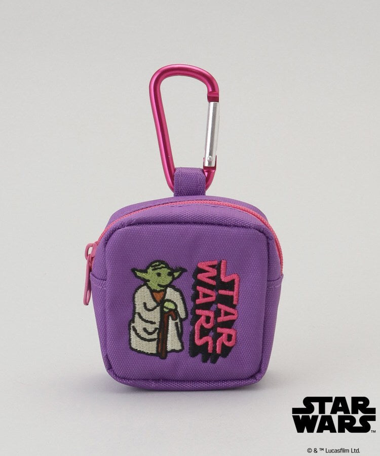 トゥーワントゥーキッチン ストア 212 KITCHEN STORE ◆カラビナ付きミニ刺繍ポーチ ヨーダ ロゴ ＜STAR WARS スター・ウォーズ ＞ （その他） その他