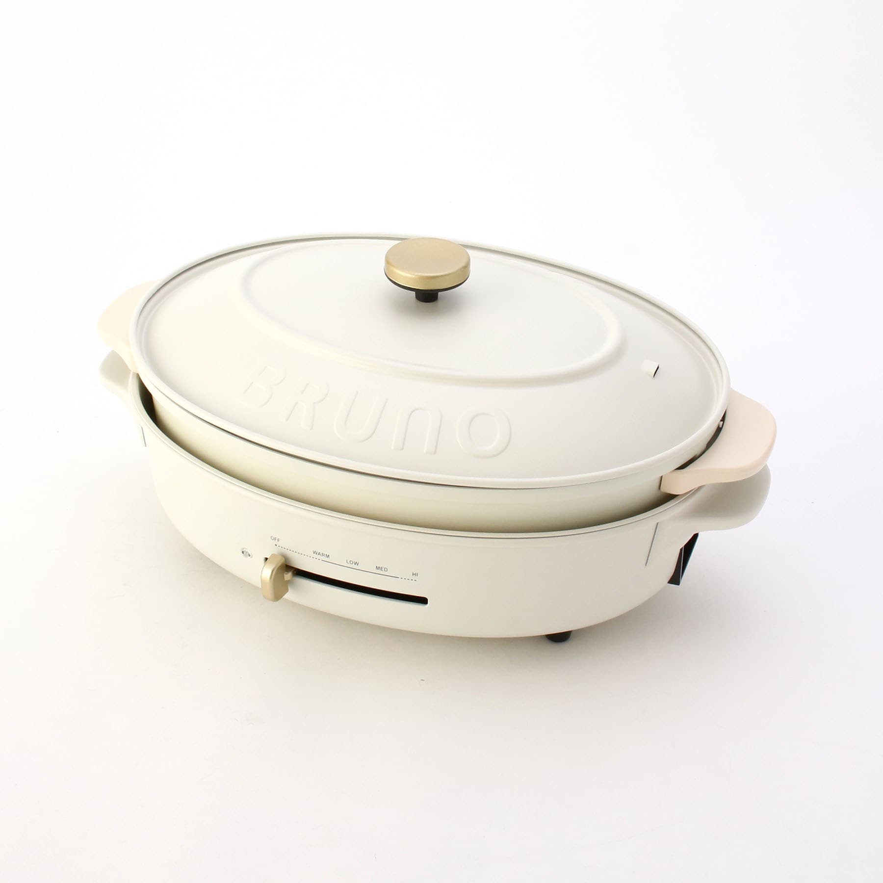 212 KITCHEN STORE BRUNO Oval Hot Plate WH [Non-returnable item]