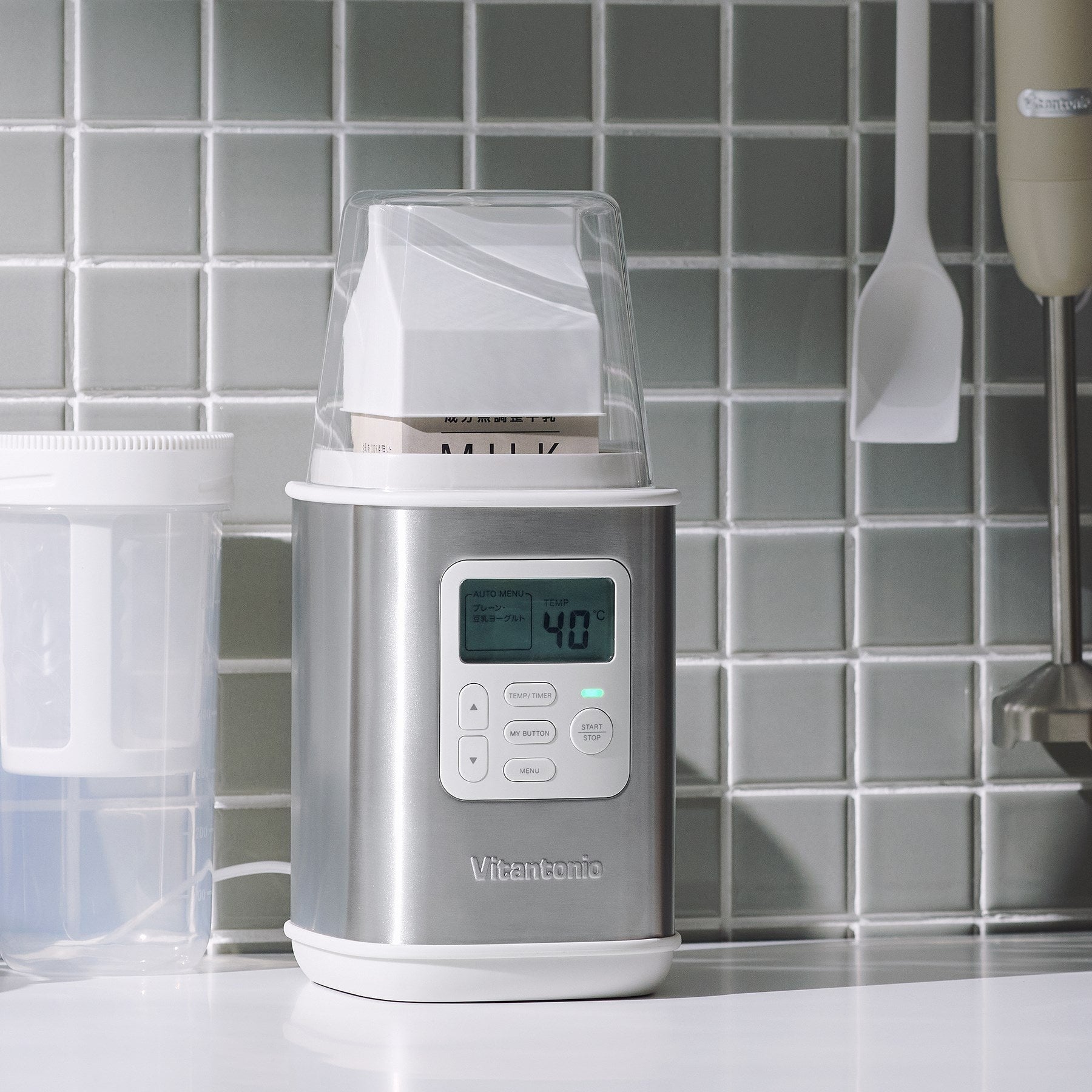 212 KITCHEN STORE 212 KITCHEN STORE Yogurt Maker White Silver <Vitantonio>【Non-returnable item】